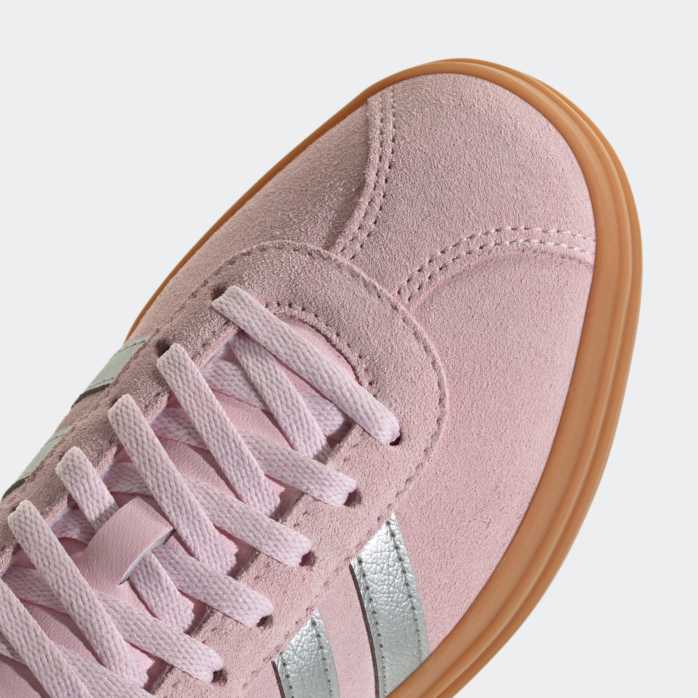 adidas Sportswear Plateausneaker »VL COURT BOLD LIFESTYLE KIDS«, Design auf den Spuren des adidas Gazelle Bold