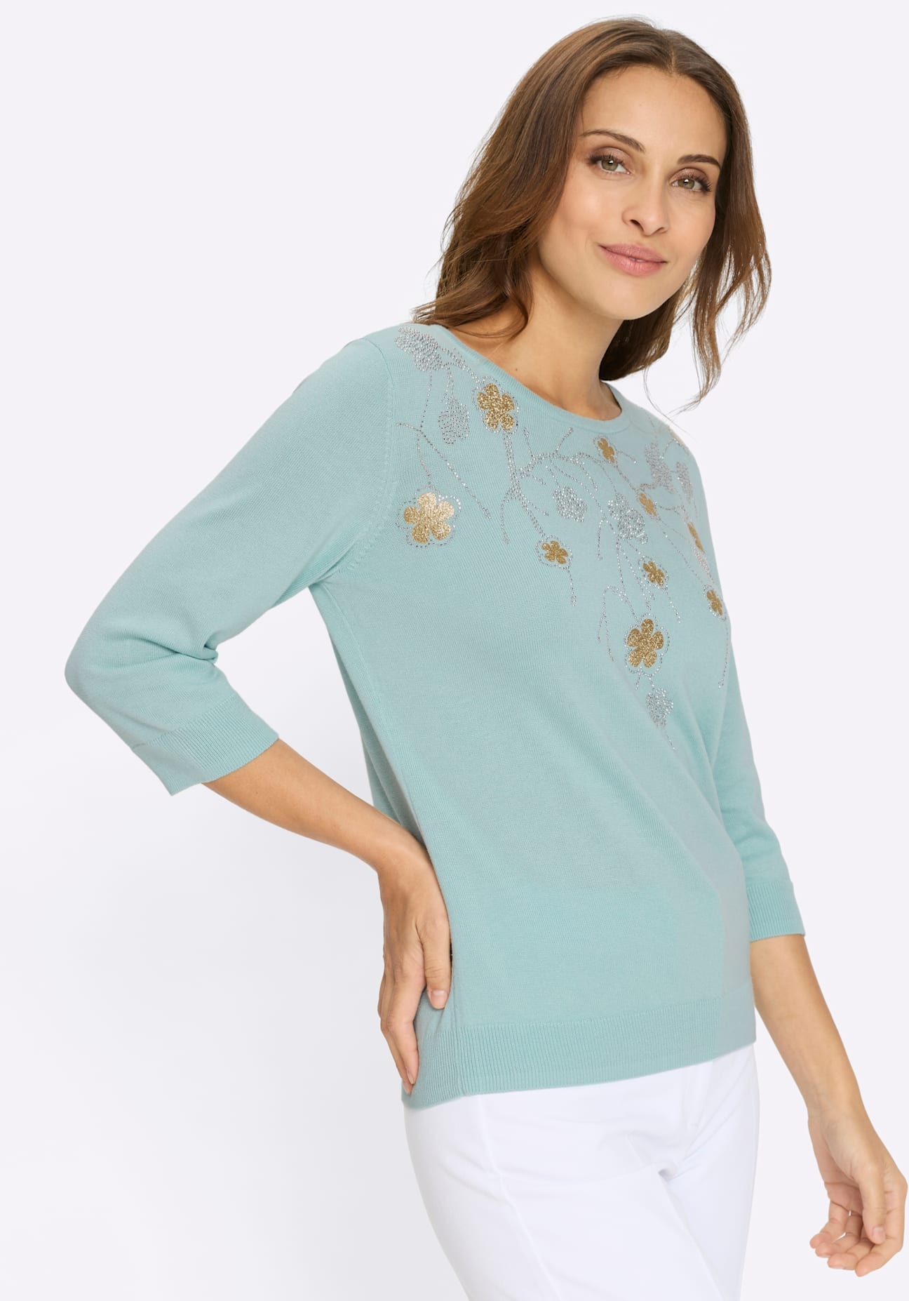 Lady Rundhalspullover »Rundhals-Pullover«