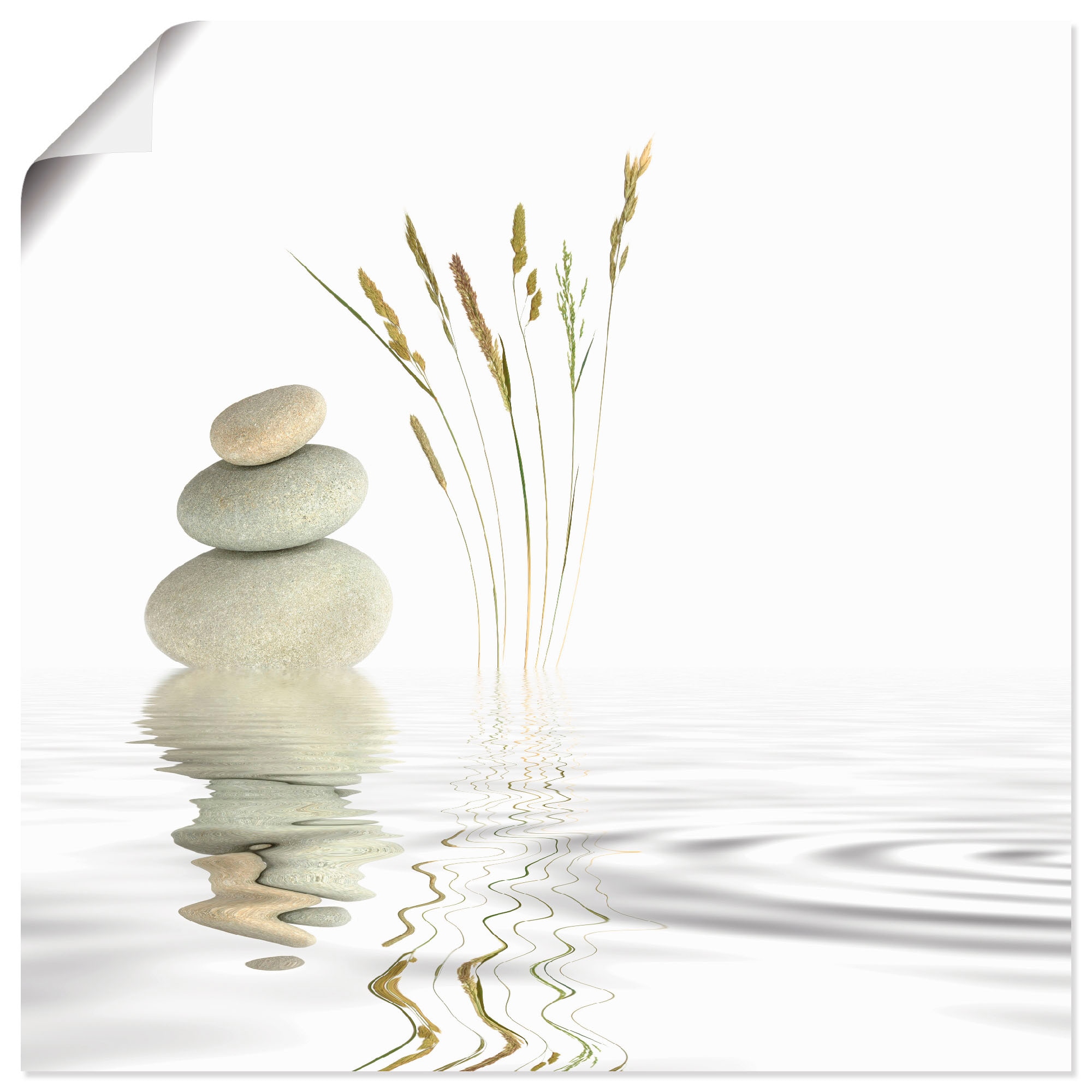 Wandbild »Zen Friede«, Zen, (1 St.), als Alubild, Outdoorbild, Leinwandbild, Poster,...