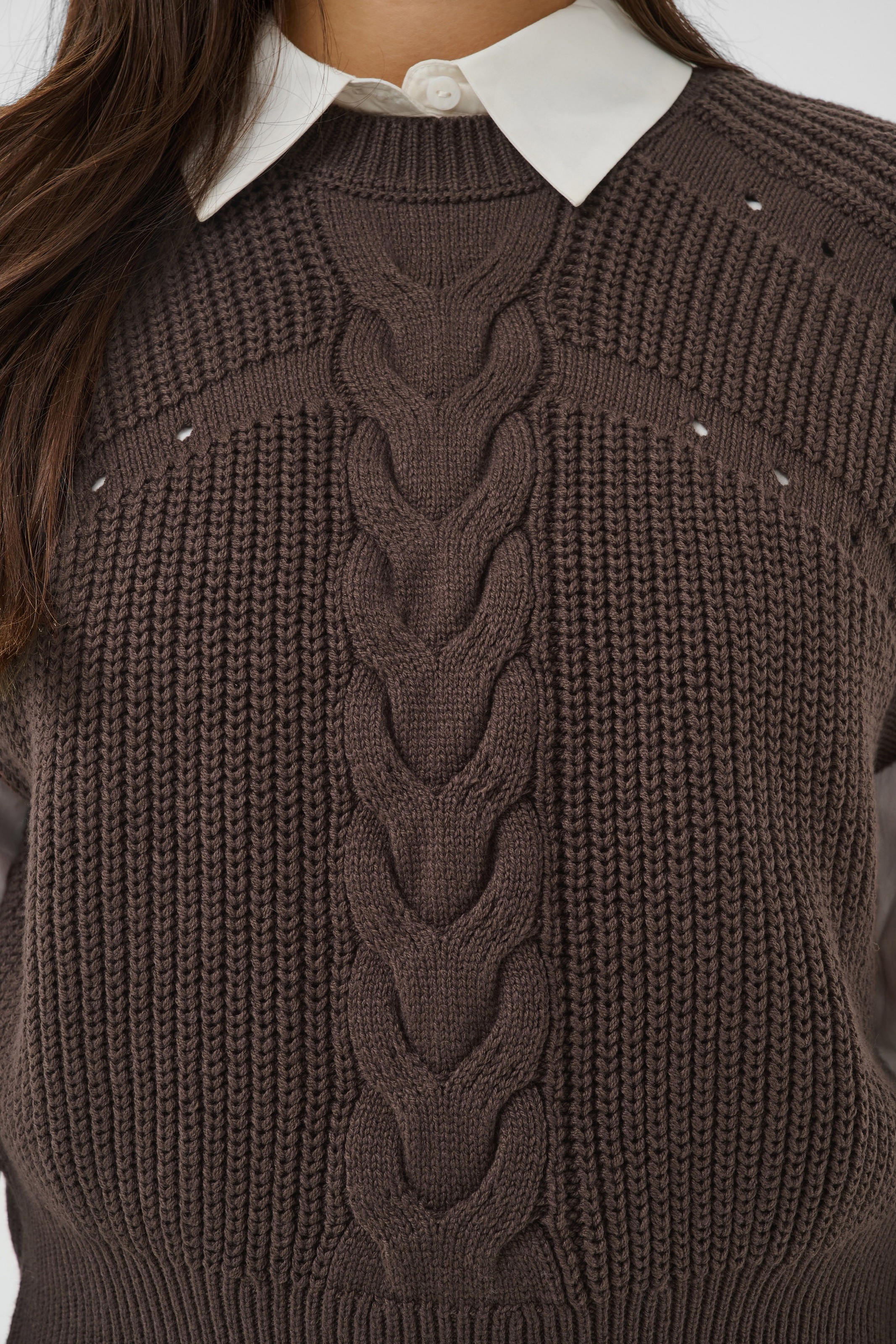 Saint Tropez Pullunder »TruneSZ Vest« Baumwollmischung, Loose fit