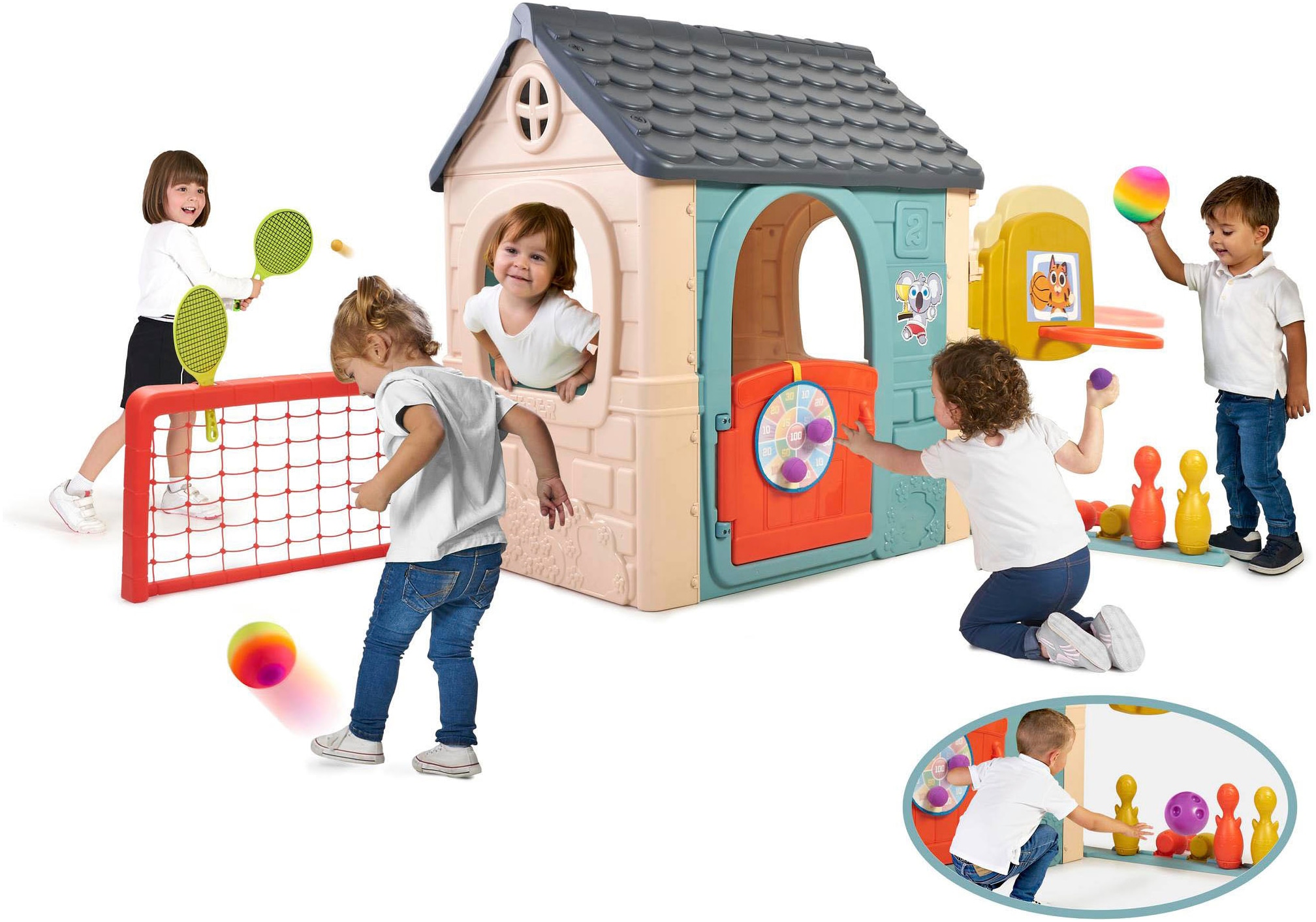 Feber® Spielhaus »Casual Activity 6 in 1«, Made in Europe