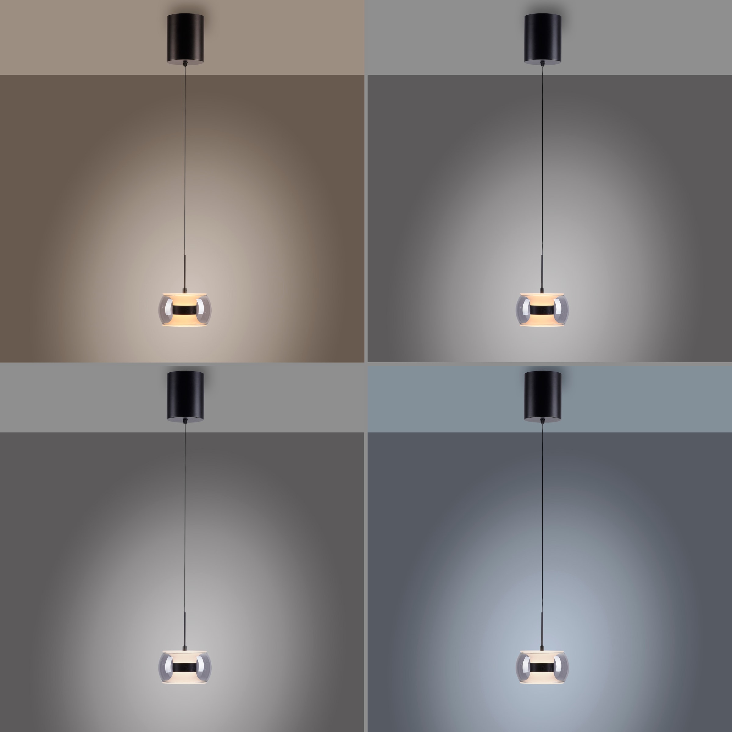 Paul Neuhaus LED Pendelleuchte »FUMEA« LED-Board 1 Stk. warmweiß - kaltweiß Comfort Lift, CCT(2200-5000K), 3-Stufen-Dimmung per Wandschalter