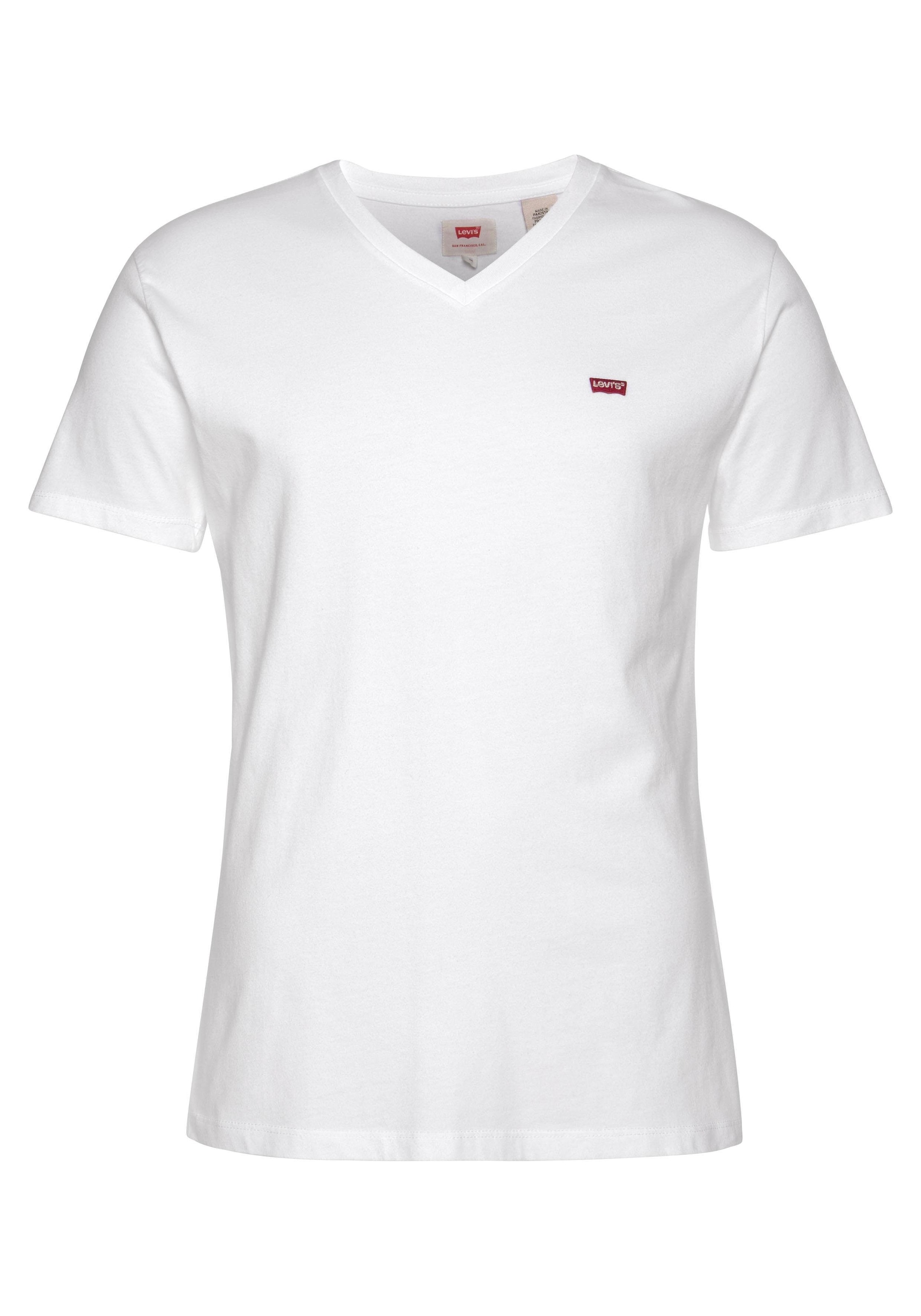 V-Shirt »LE ORIGINAL HM VNECK«, mit Logostickerei