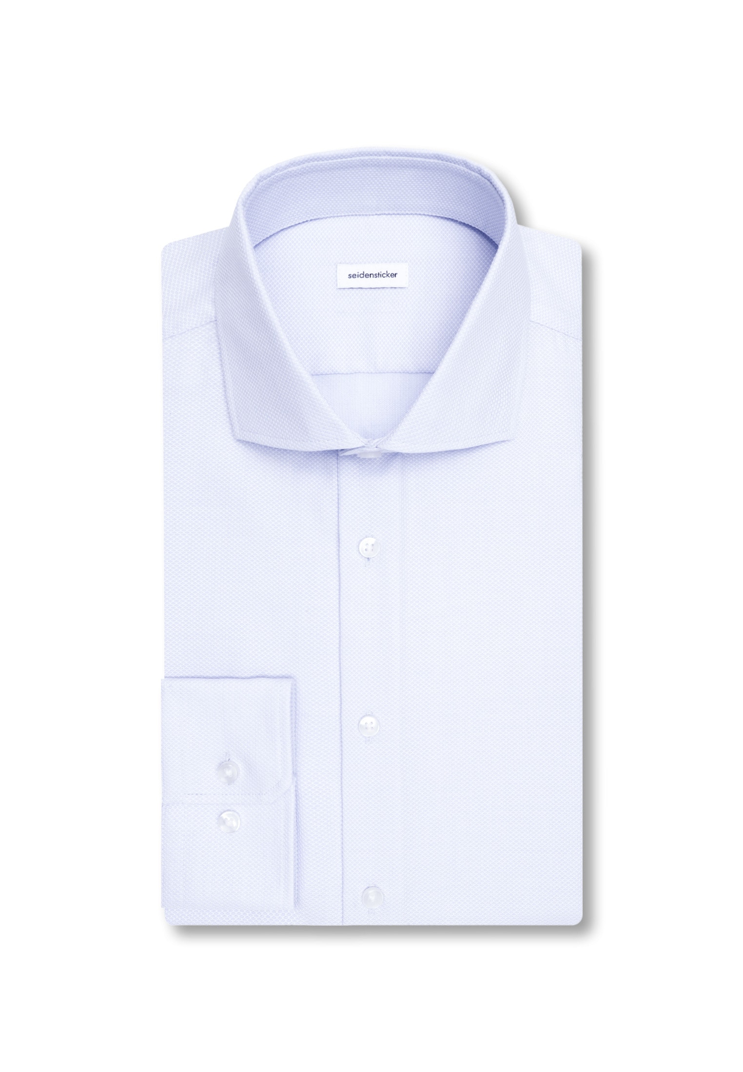 seidensticker Businesshemd »Schwarze Rose« Slim 1/1 Kentkragen Struktur