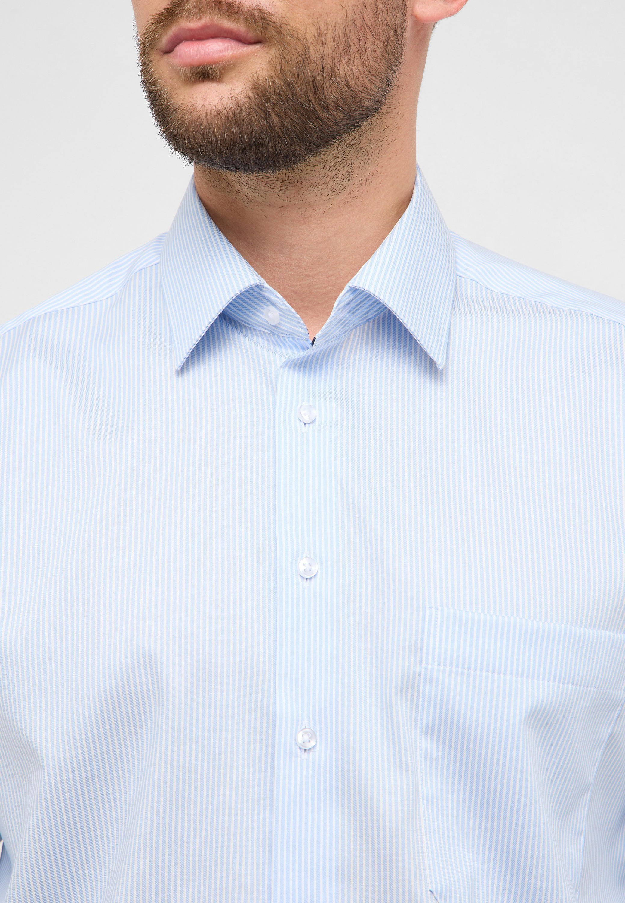 Eterna Langarmhemd »COMFORT FIT« NON IRON (bügelfrei)