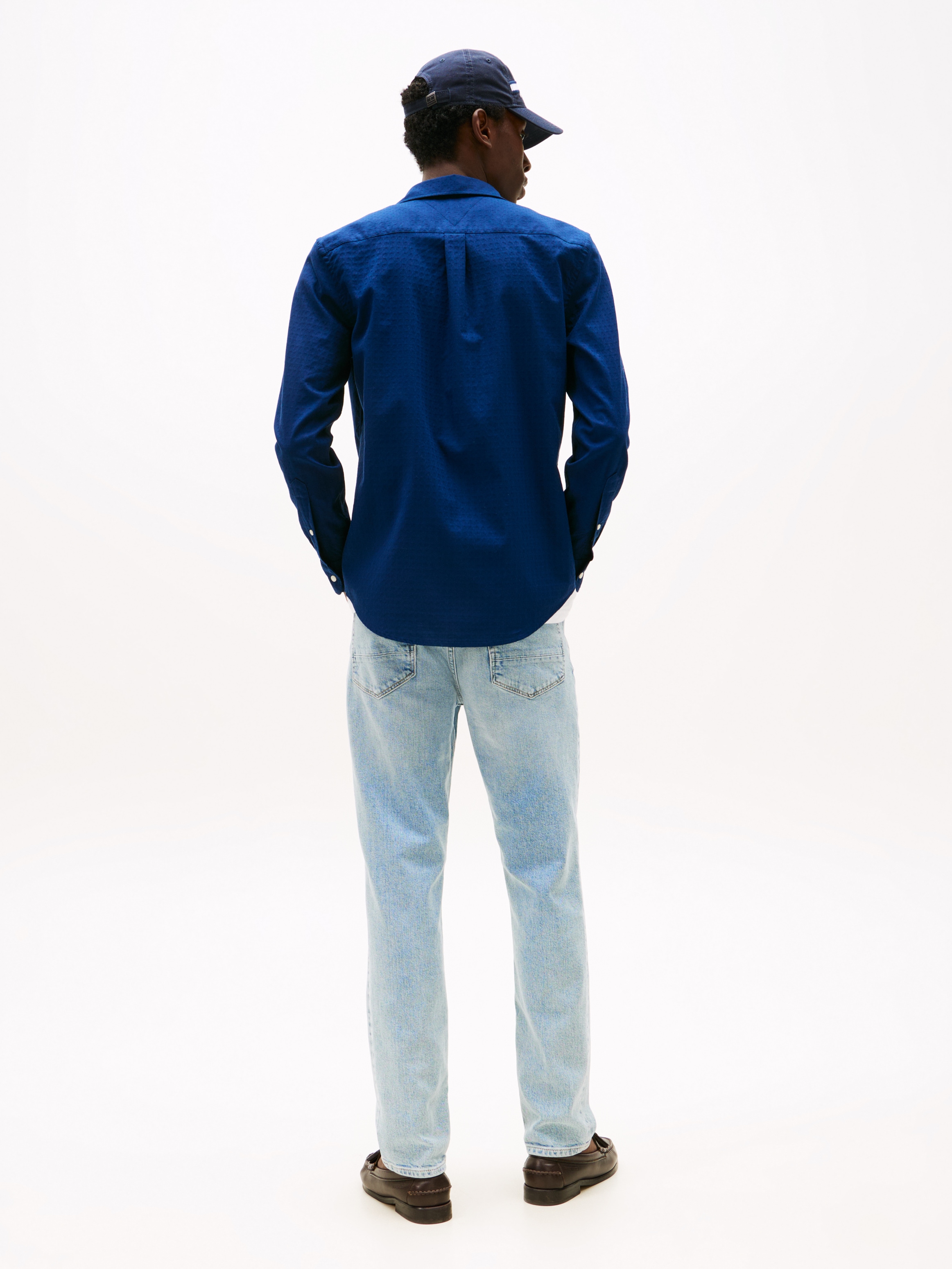 Tommy Hilfiger Langarmhemd »DOBBY STRUCTURE RF SHIRT«