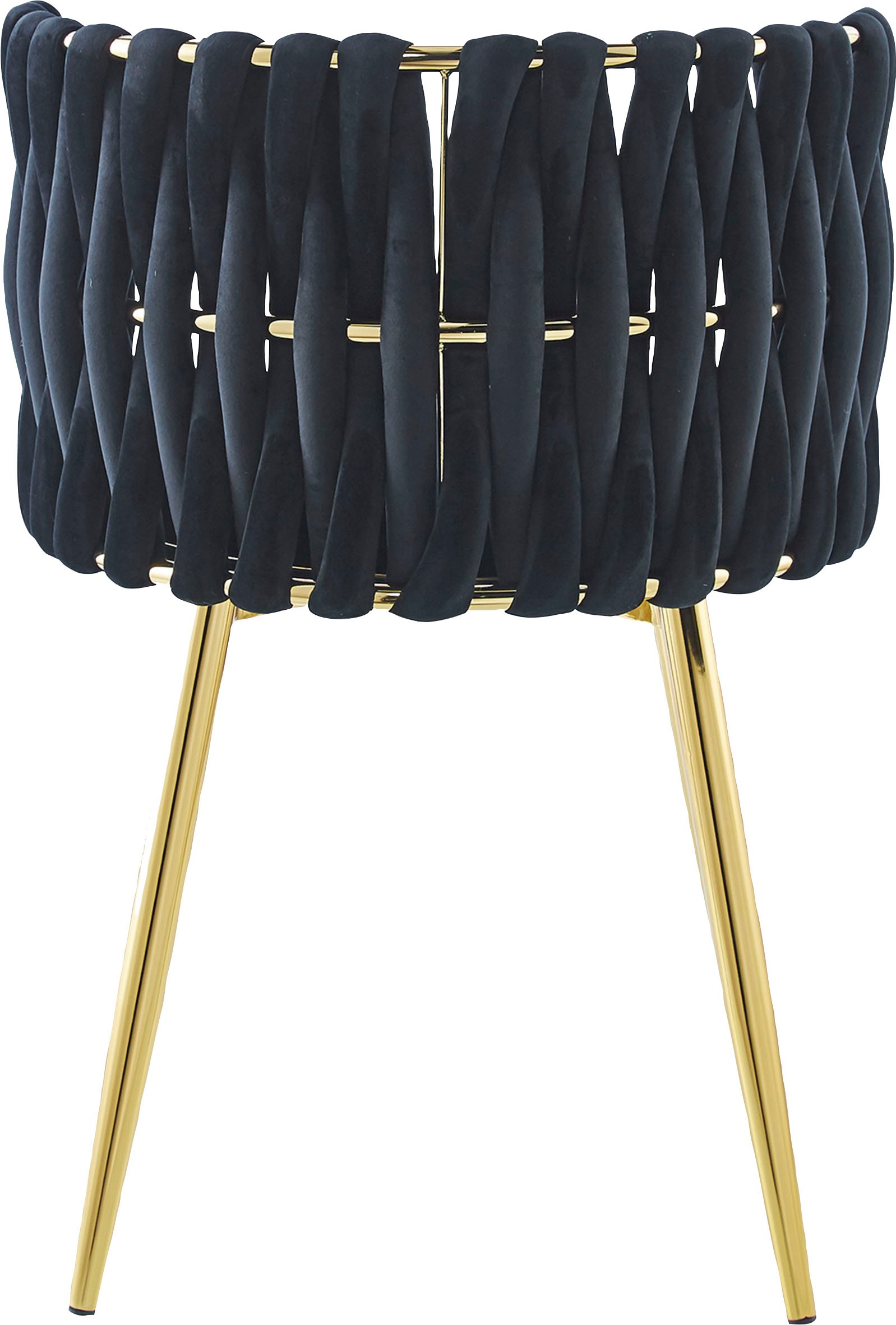 Kayoom Esszimmerstuhl »Stuhl Milla 125 2er-Set,tolles Design der Rückenlehne,runde Sitzfläche«, (Set), 2 St., Stoffbezug, samtweicher Bezug, hochwertig, vielseitig einsetzbarer Stuhl