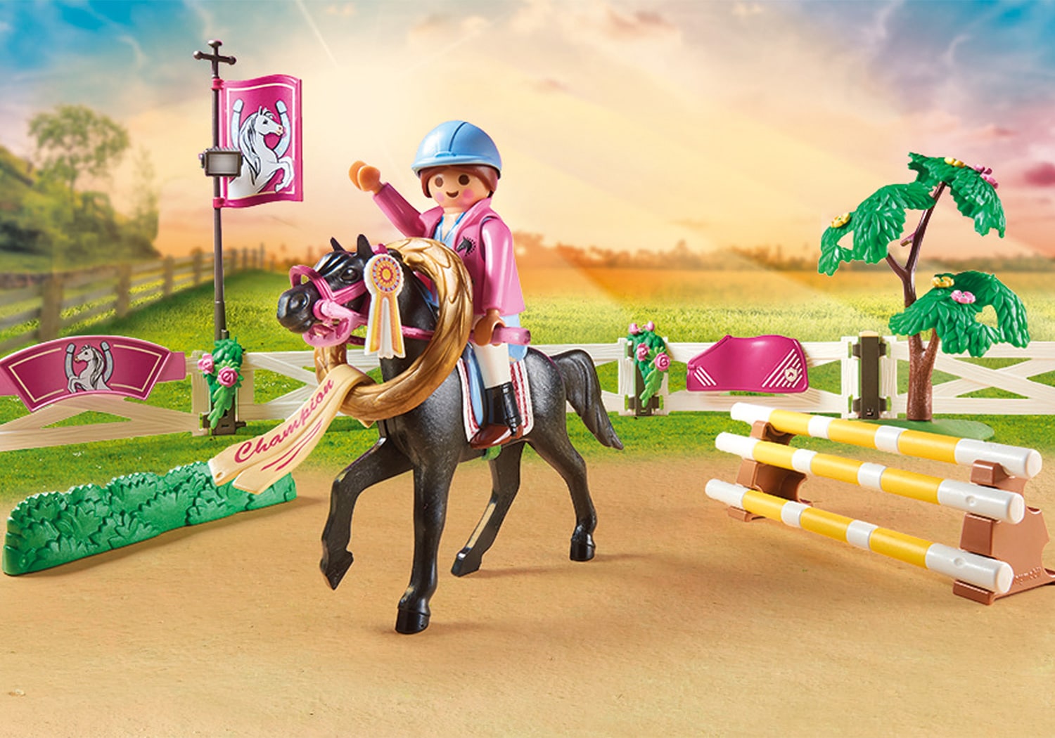 Playmobil® Konstruktions-Spielset »Reitturnier (70996), Country«, (188 St.), Made in Germany