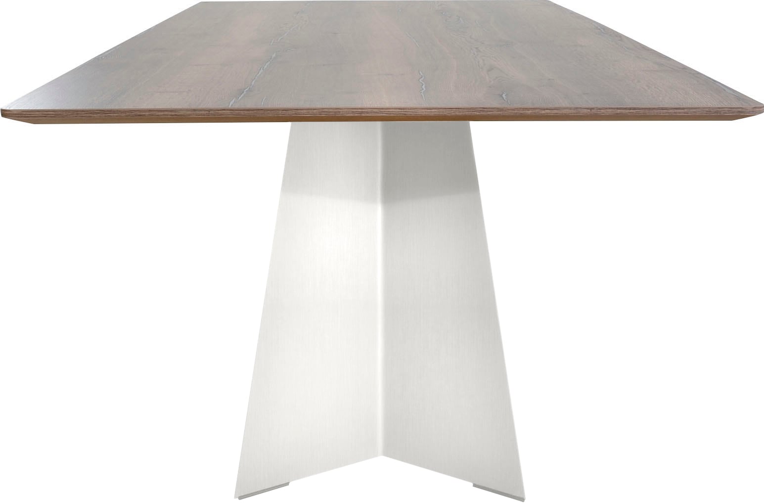 K+W Komfort & Wohnen Esstisch »Cube« in Nachbildung Risseiche dunkel, Untergestell in 2 Farben