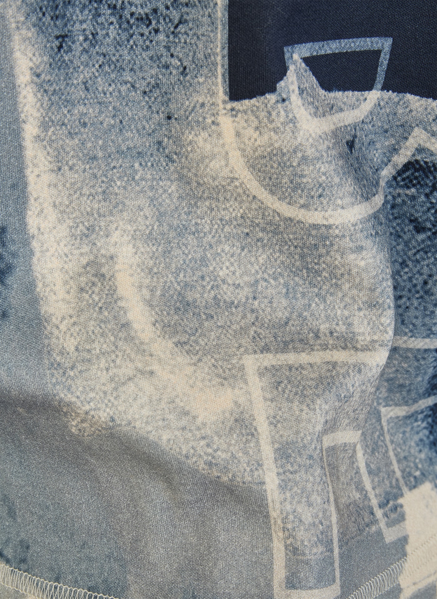 Rabe 3/4-Arm-Shirt mit grafischem Muster und Glitzer-Details