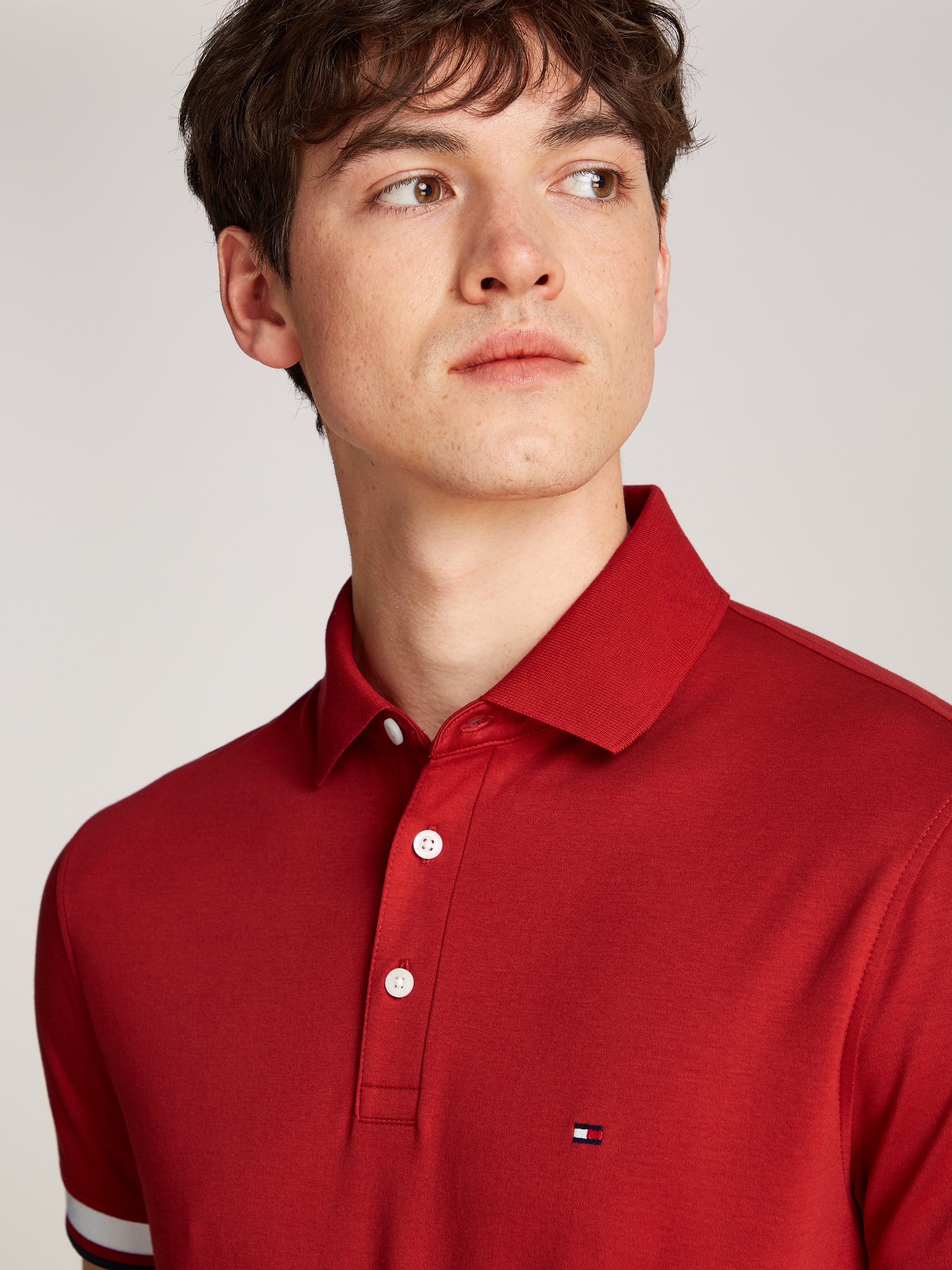 Tommy Hilfiger Poloshirt »INTERLOCK SLEEVE DETAIL REG POLO«