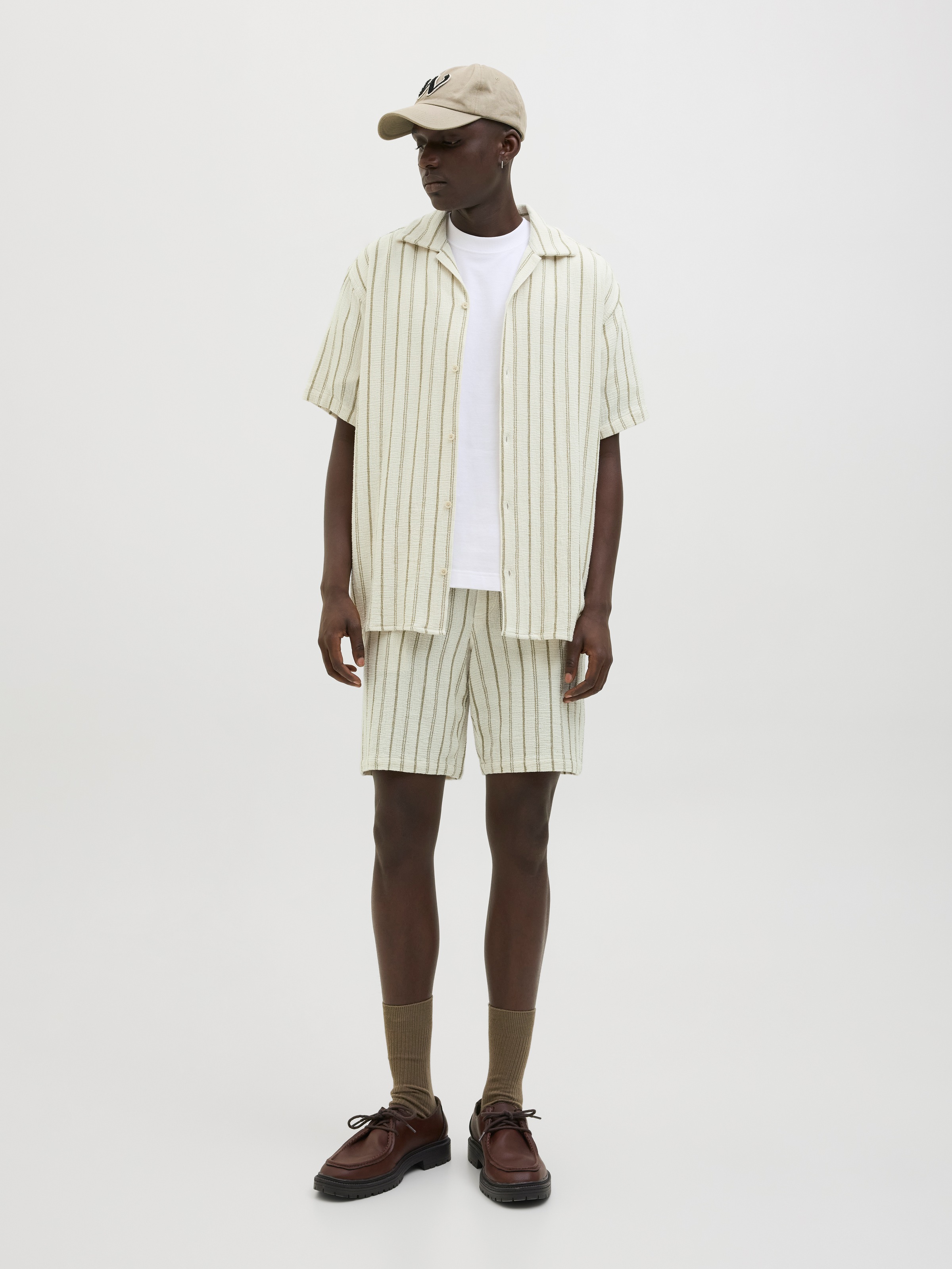 Jack & Jones Kurzarmhemd »JORCOBA STRIPE RESORT SHIRT SS SN«