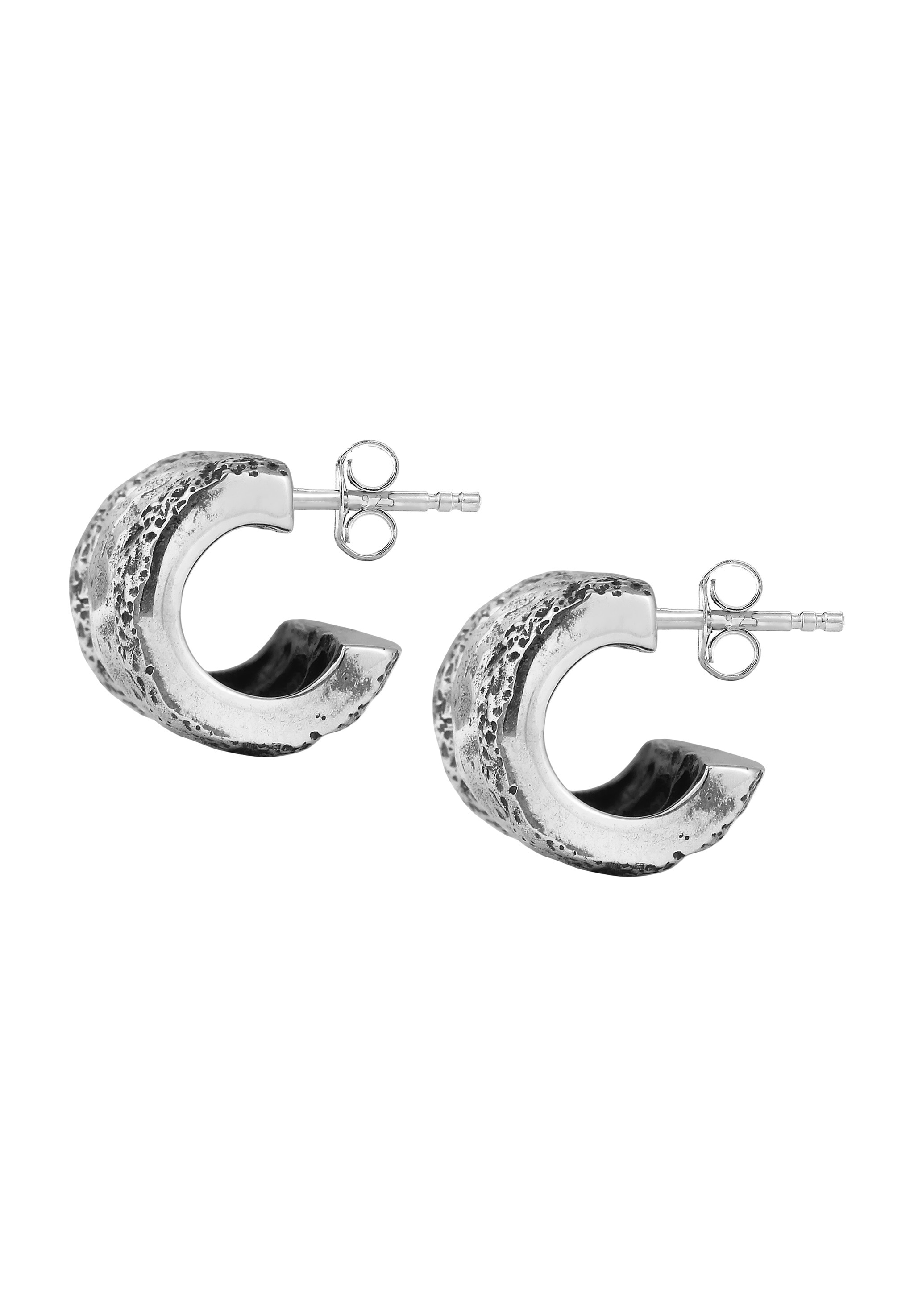 HAZE & GLORY Paar Ohrstecker »Ohrringe Ohrstecker Organic 925 Sterling Silber Oxidiert«