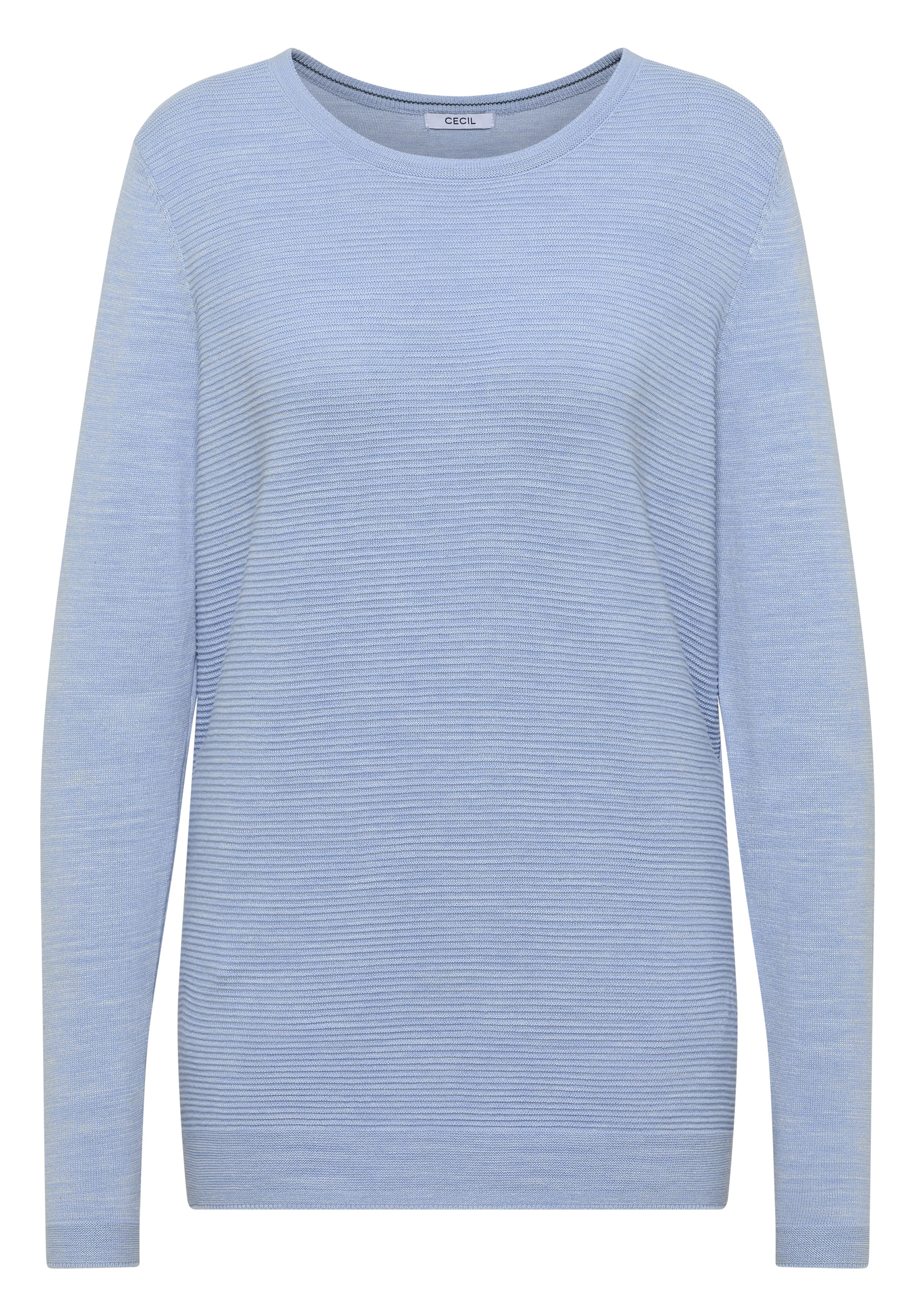 Cecil Rundhalspullover mit Struktur