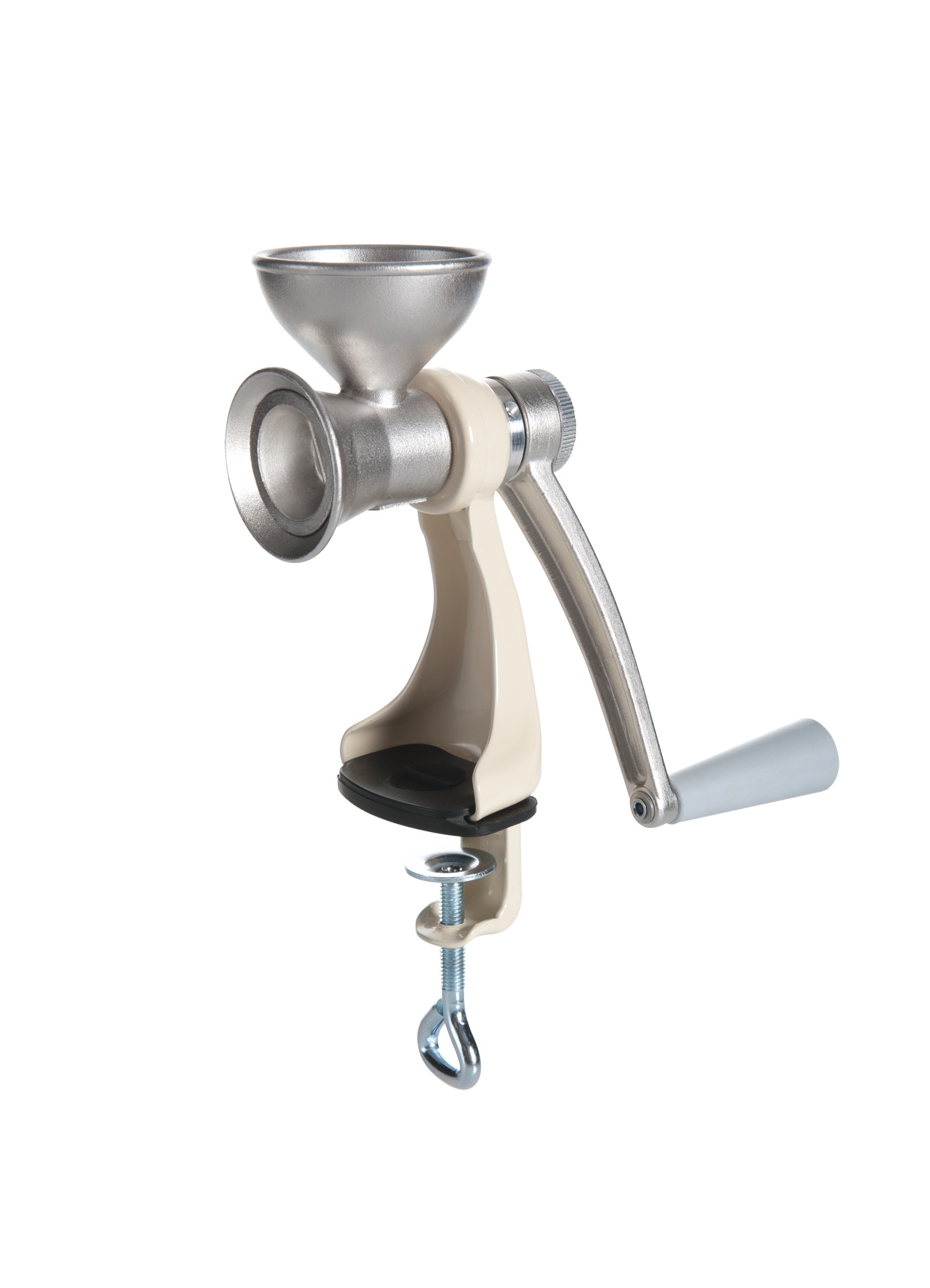 Mohnmühle, Jupiter, »Edelstahl, Tischzwinge«