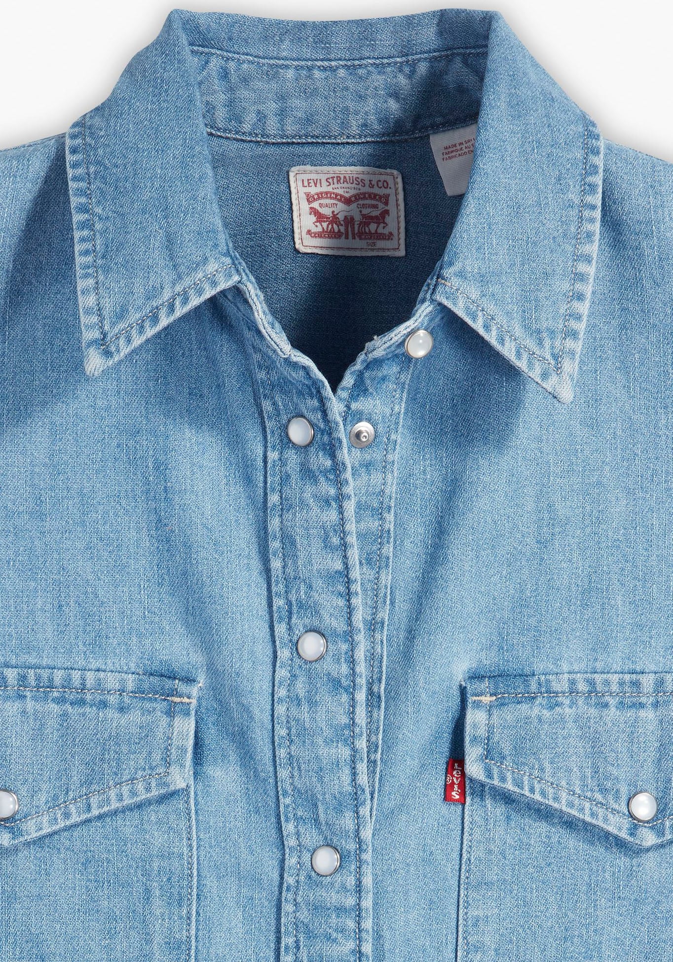 Levi's® Jeansbluse »ESSENTIAL WESTERN«, mit Brusttaschen mit Druckknöpfen