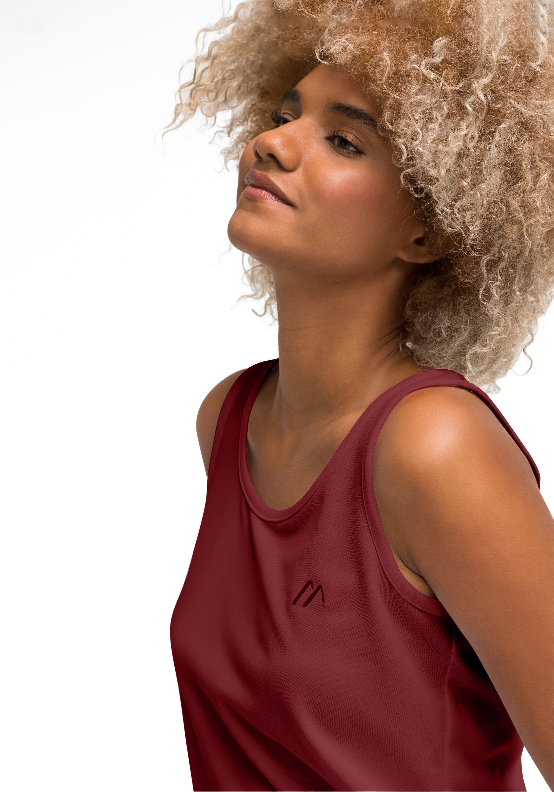 Maier Sports Funktionstop »Da-Top Petra« femininer Schnitt, ärmellos, aus Piqué-Ware