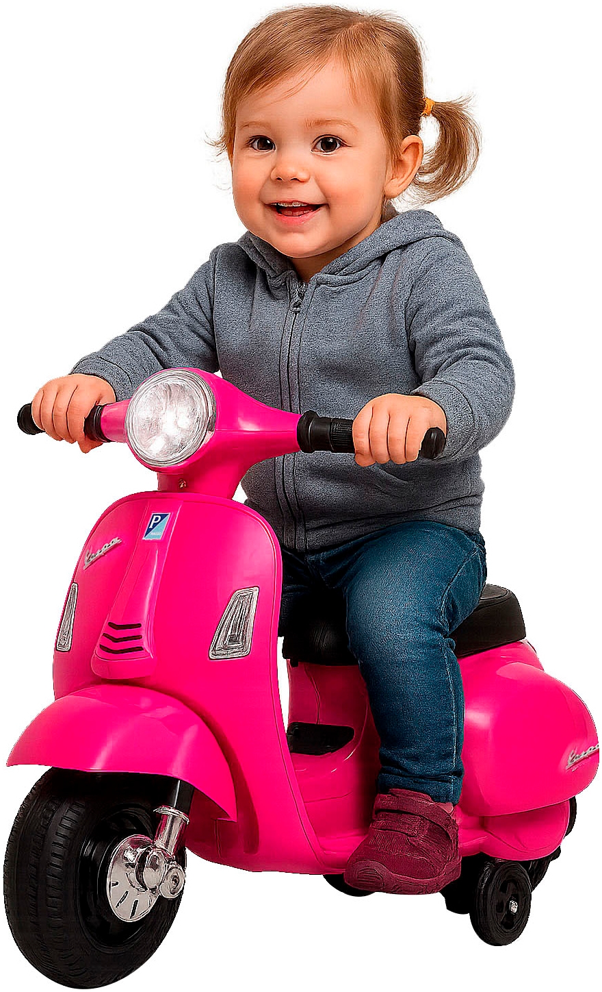 Jamara Elektro-Kinderroller »Ride-on Vespa Mini, Li-Power 8.4« ab 18 Monaten bis 25 kg mit Licht und manueller Hupe