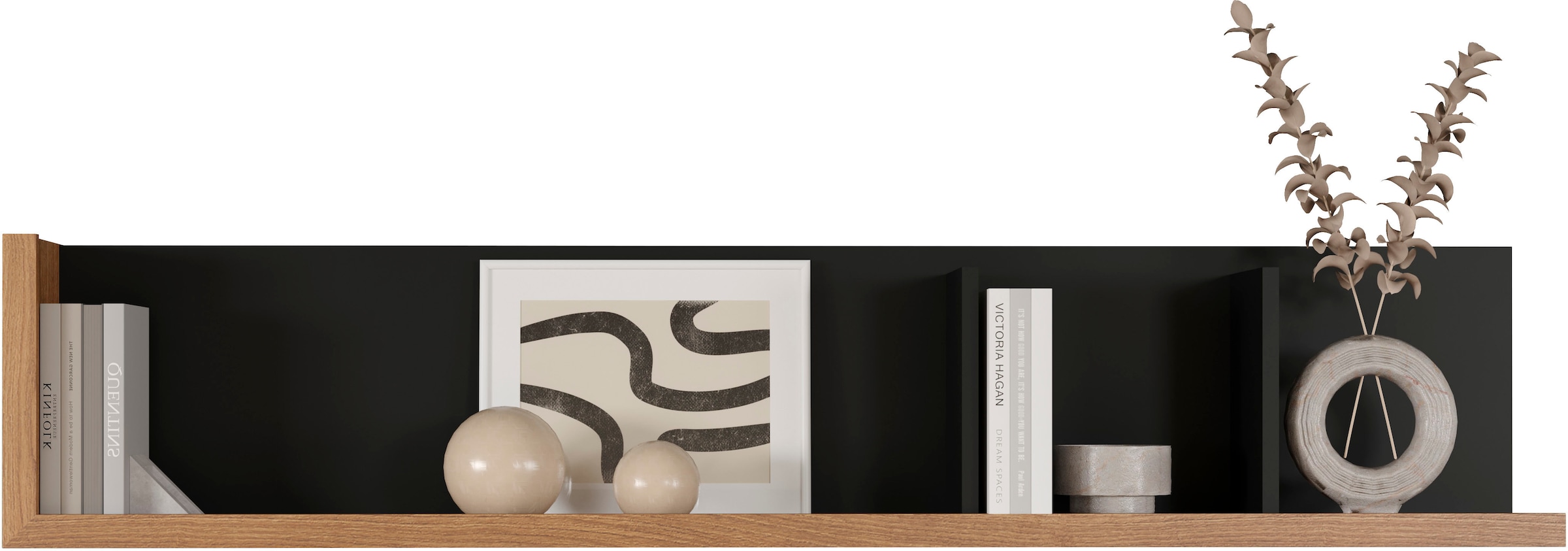 INOSIGN Wandboard »Premont«, (1 St.), ca. 150 cm breit, zweifarbiges  Wandregal, moderne Eiche mit 3 Ablagen online bei OTTO