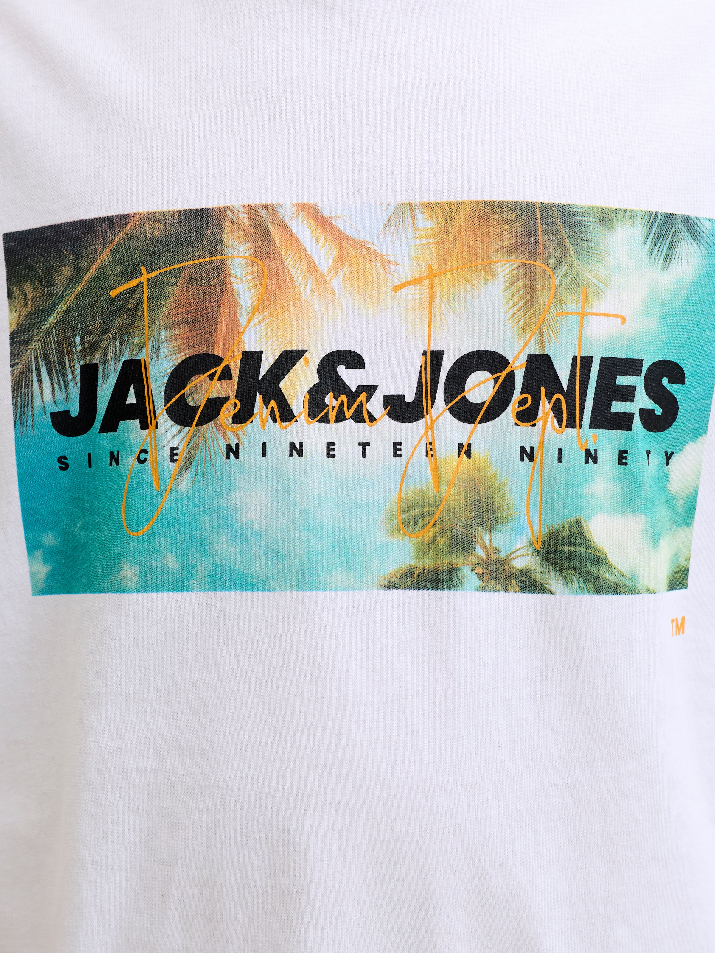 Jack & Jones Rundhalsshirt »JJINDIANA TEE SS CREW NECK«