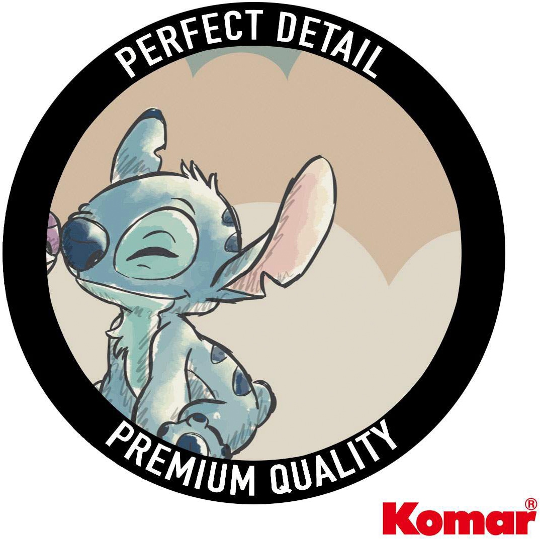 Komar Vliestapete »Disney Lilo and Stitch Cozy Clouds« bedruckt glatt Rolle mit 212 x 250 cm