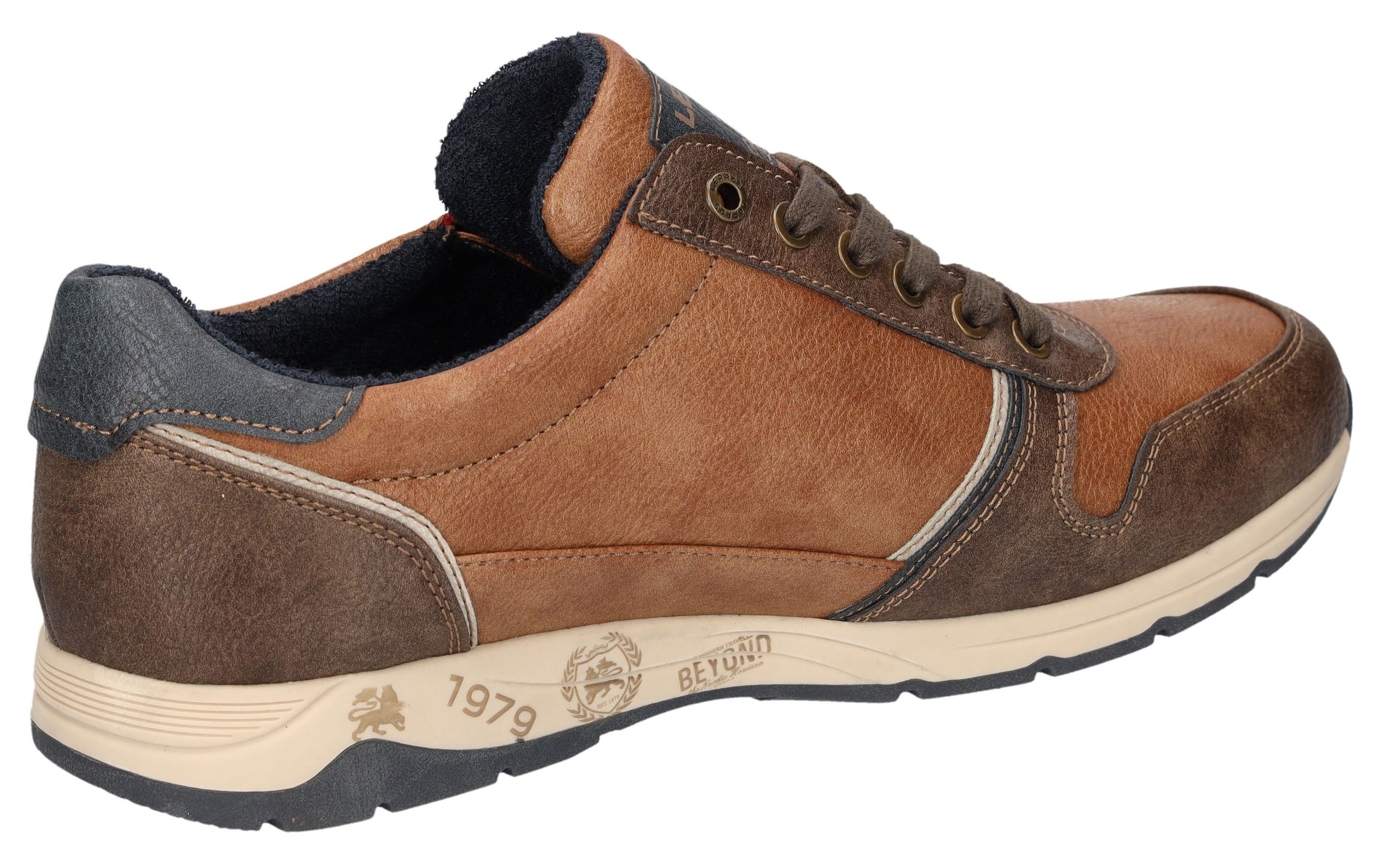 LERROS Sneaker  Schnürschuh, Freizeitschuh, Halbschuh mit Reißverschluss