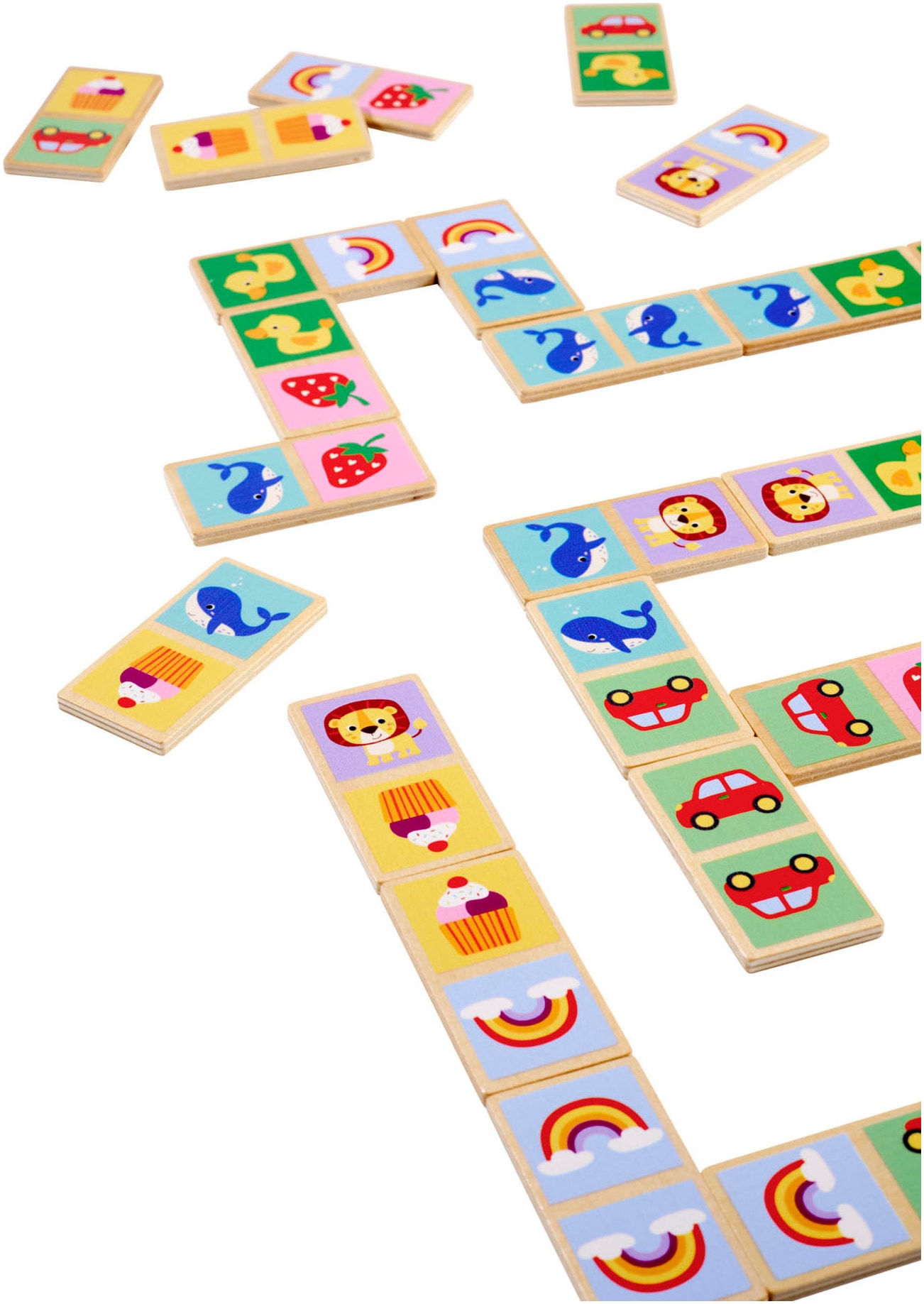 Eichhorn Spiel »Domino und Fädelspiel«