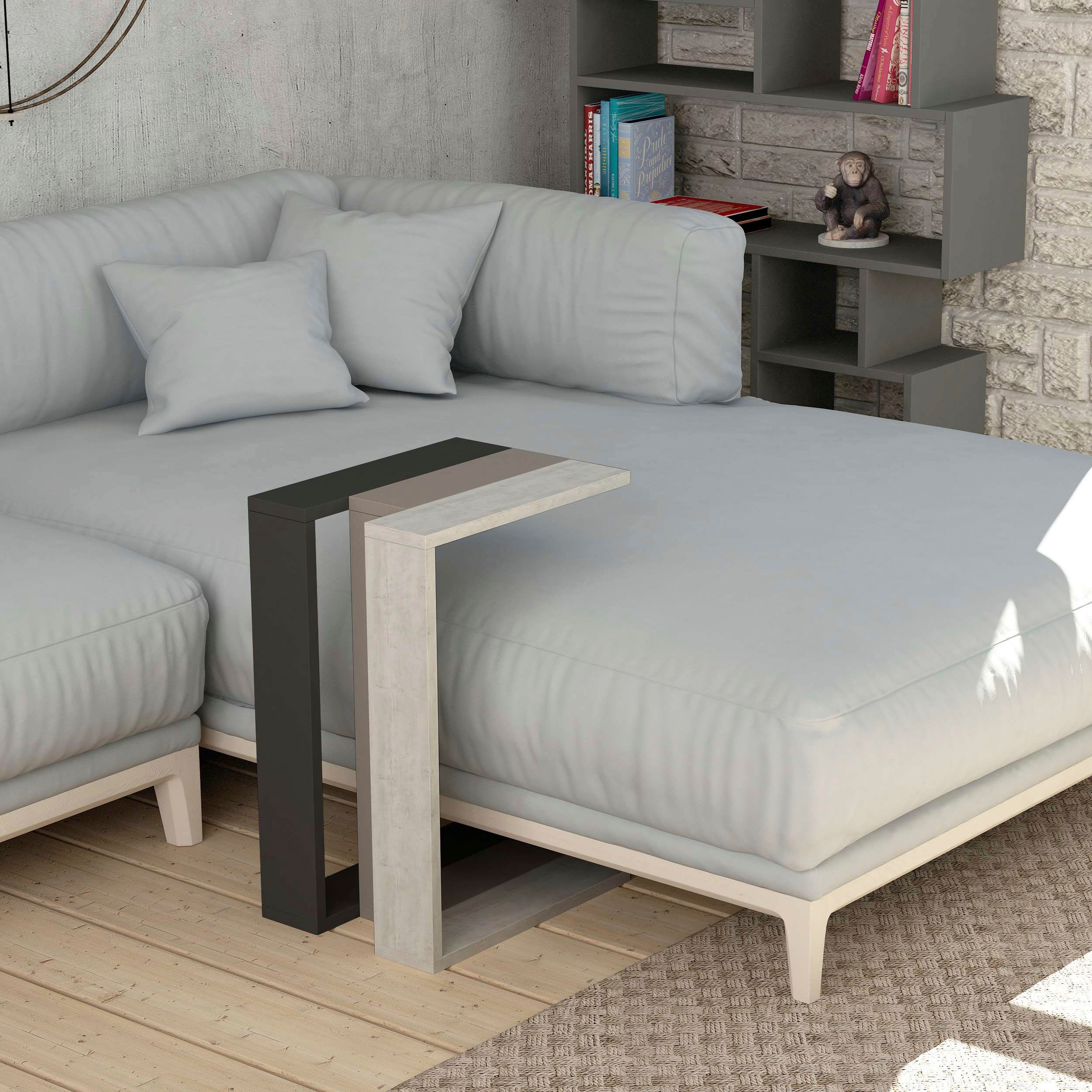 Decortie Beistelltisch »MUJU BEISTELLTISCH«, (Packung, 1 St.), Leichte Montage, Lagerung, Platzsparend