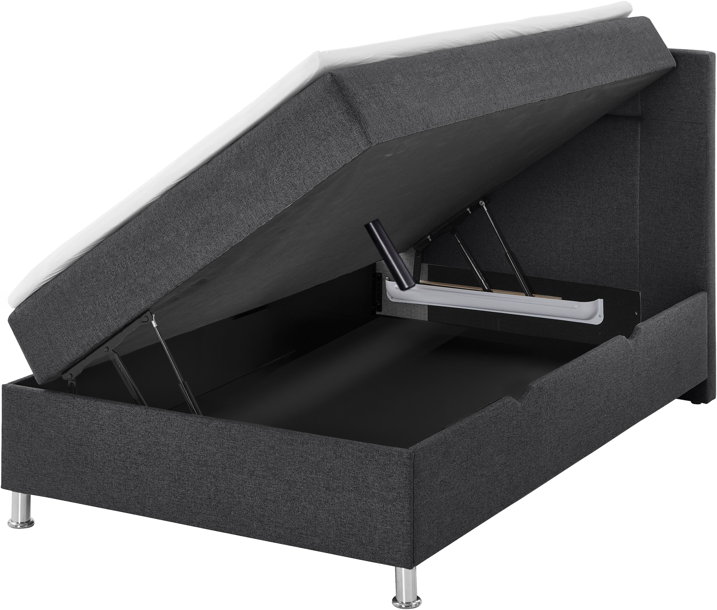 Home affaire Boxbett »Escalon mit Bettkasten, inkl. Topper« erhältlich in der Breite 120x200cm