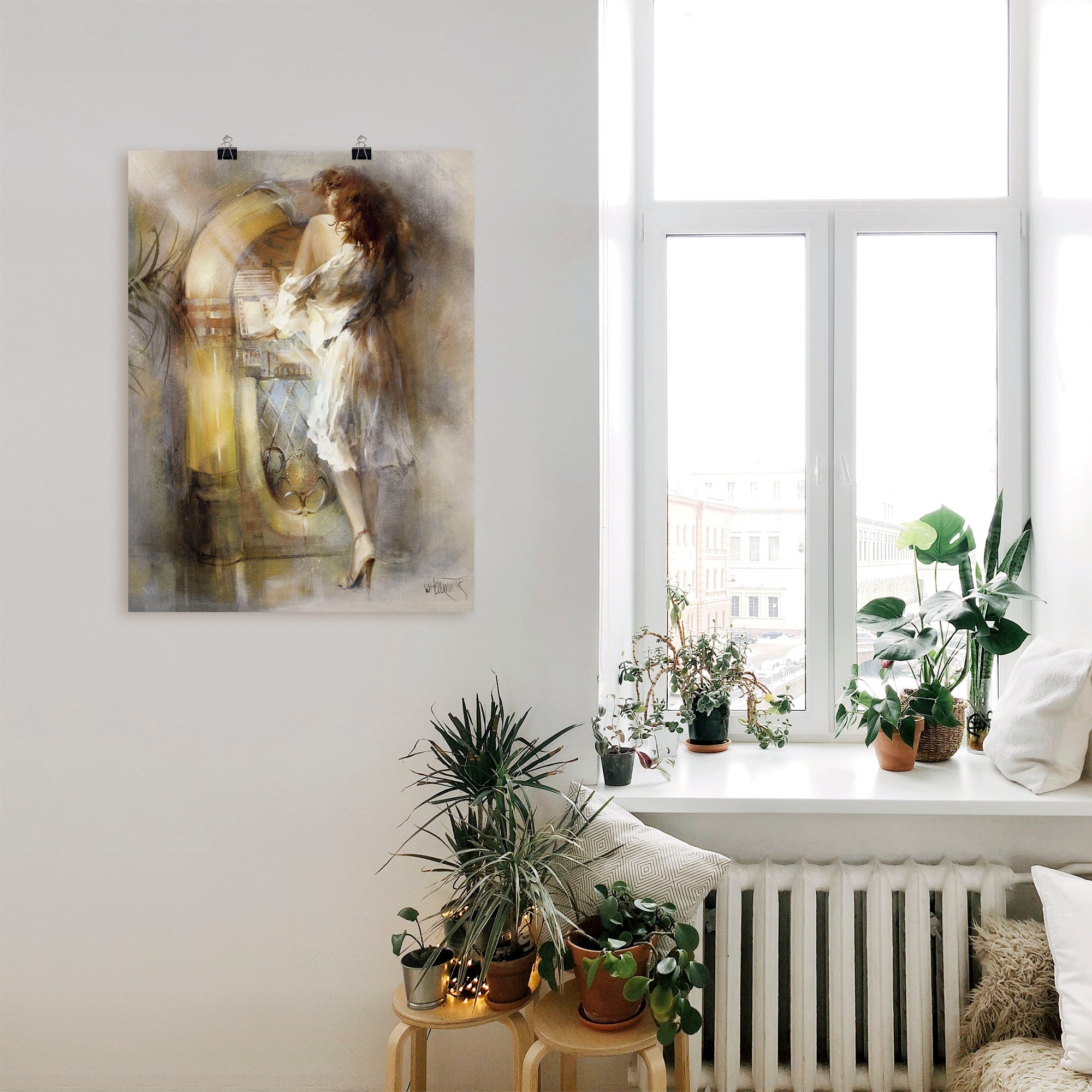 Artland Wandbild »In der Zeit verloren« Frau 1 Stk. tlg. als Poster in verschied. Größen