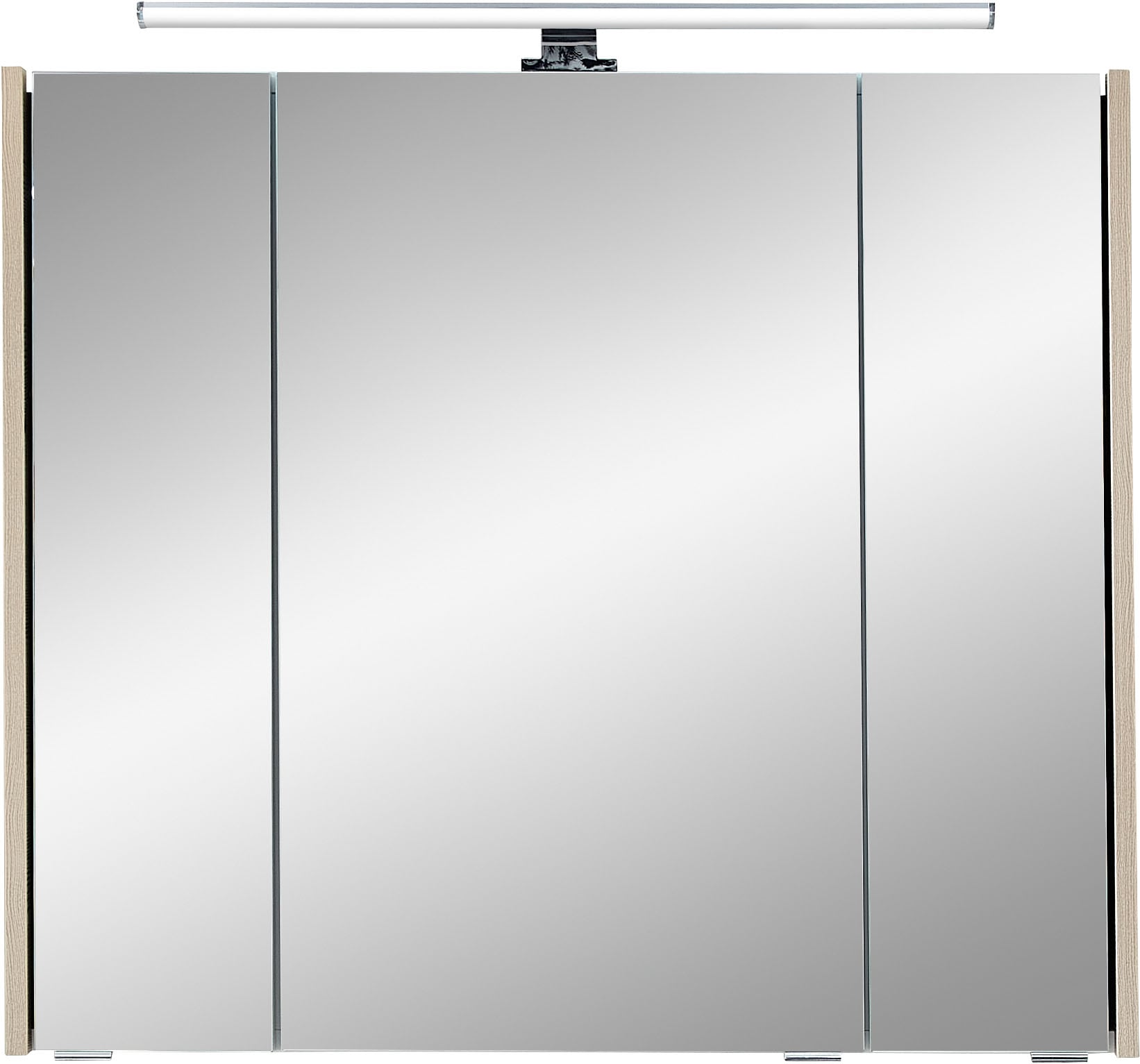 Saphir Badmöbel-Set »Mineralmarmor-Waschisch, Waschtischunterschrank und Spiegelschrank« 3 Stk. tlg.