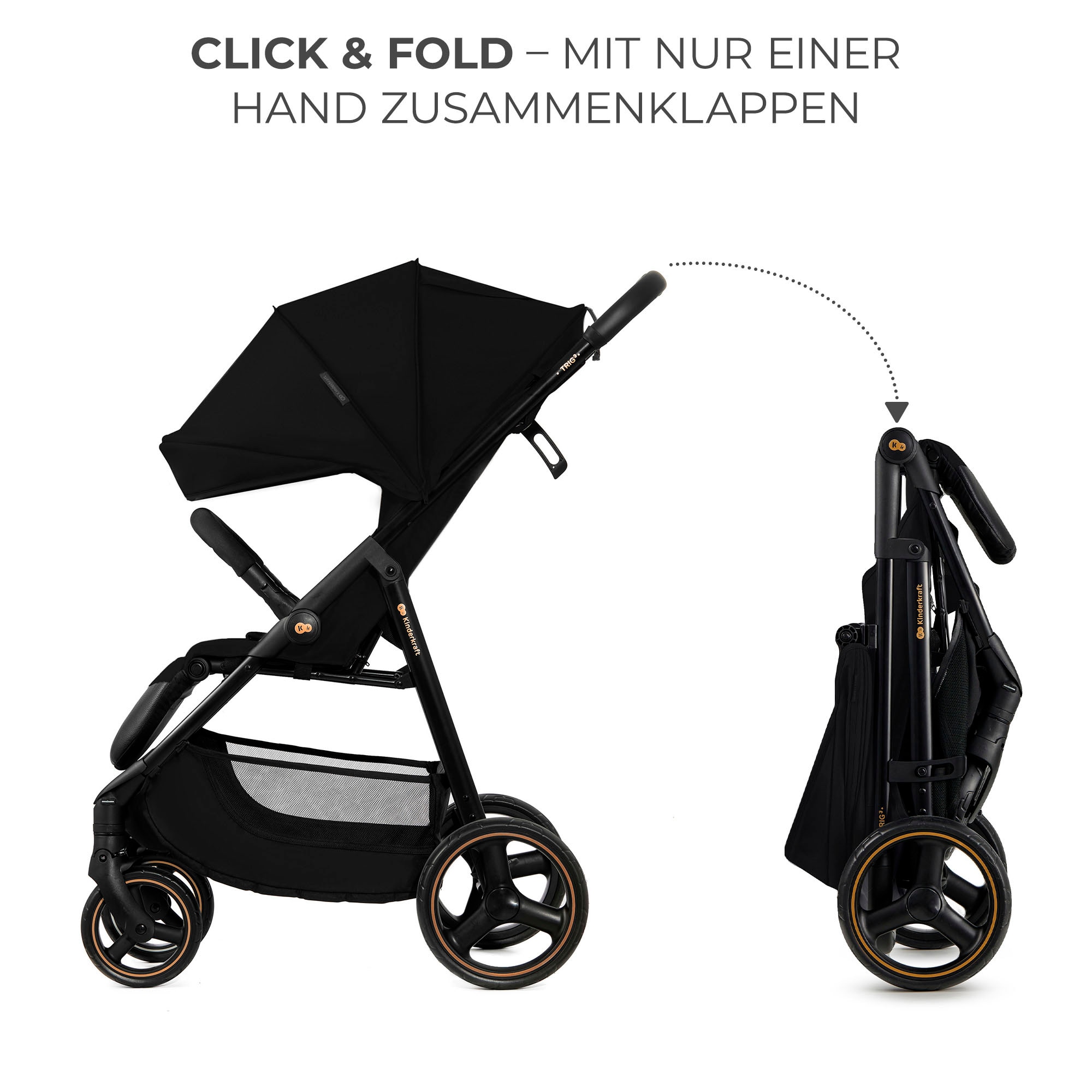Kinderkraft Kinder-Buggy »TRIG 3«, 22 kg