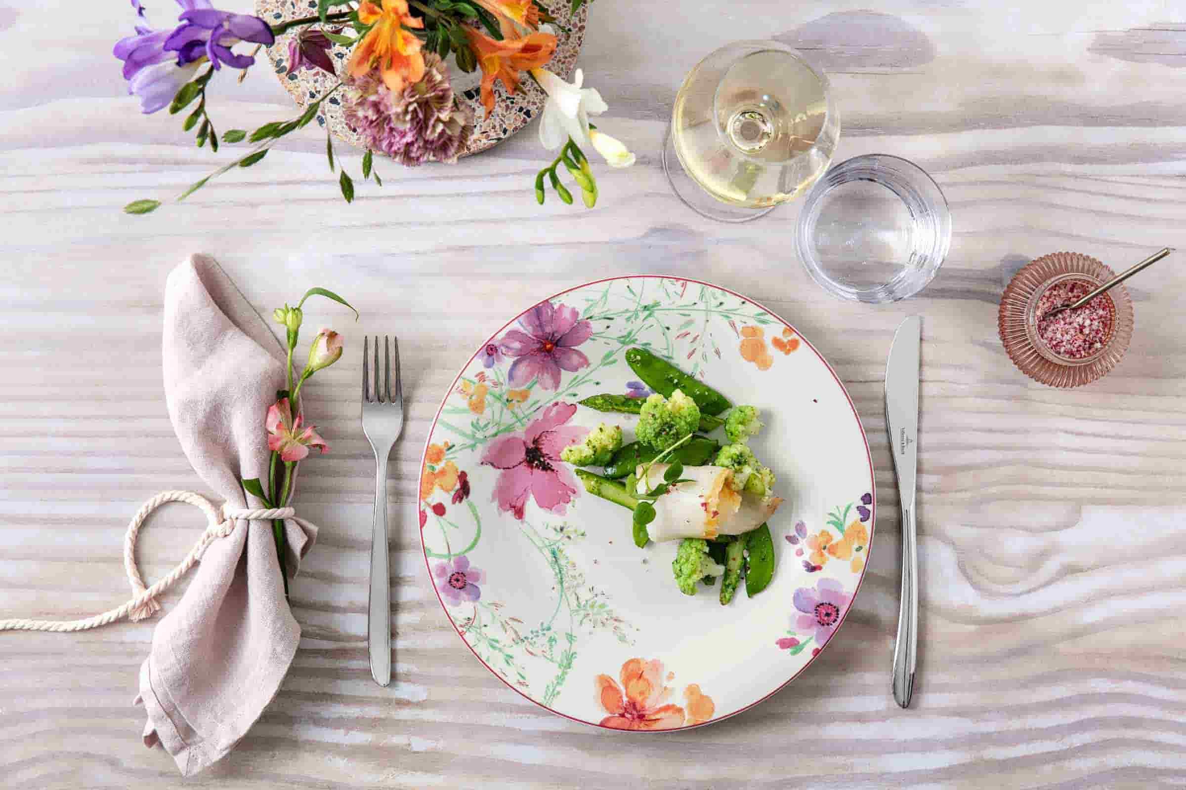 Villeroy & Boch Speiseteller »Speiseteller Mariefleur Basic ø 27 cm 6er Set bunt«