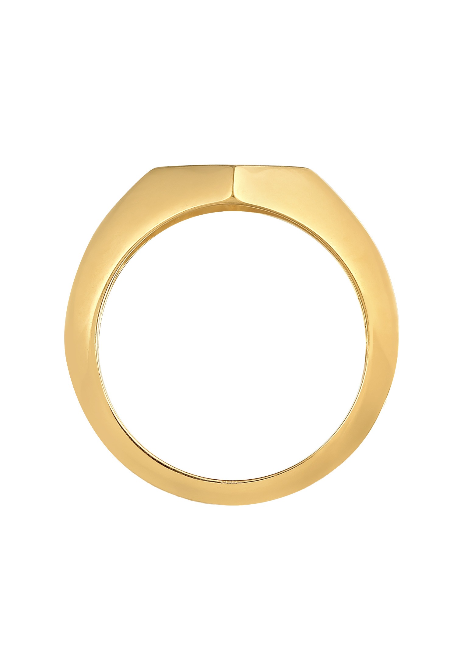 Elli Premium Siegelring »Ring Siegelring Raute Geo Look 925 Silber«