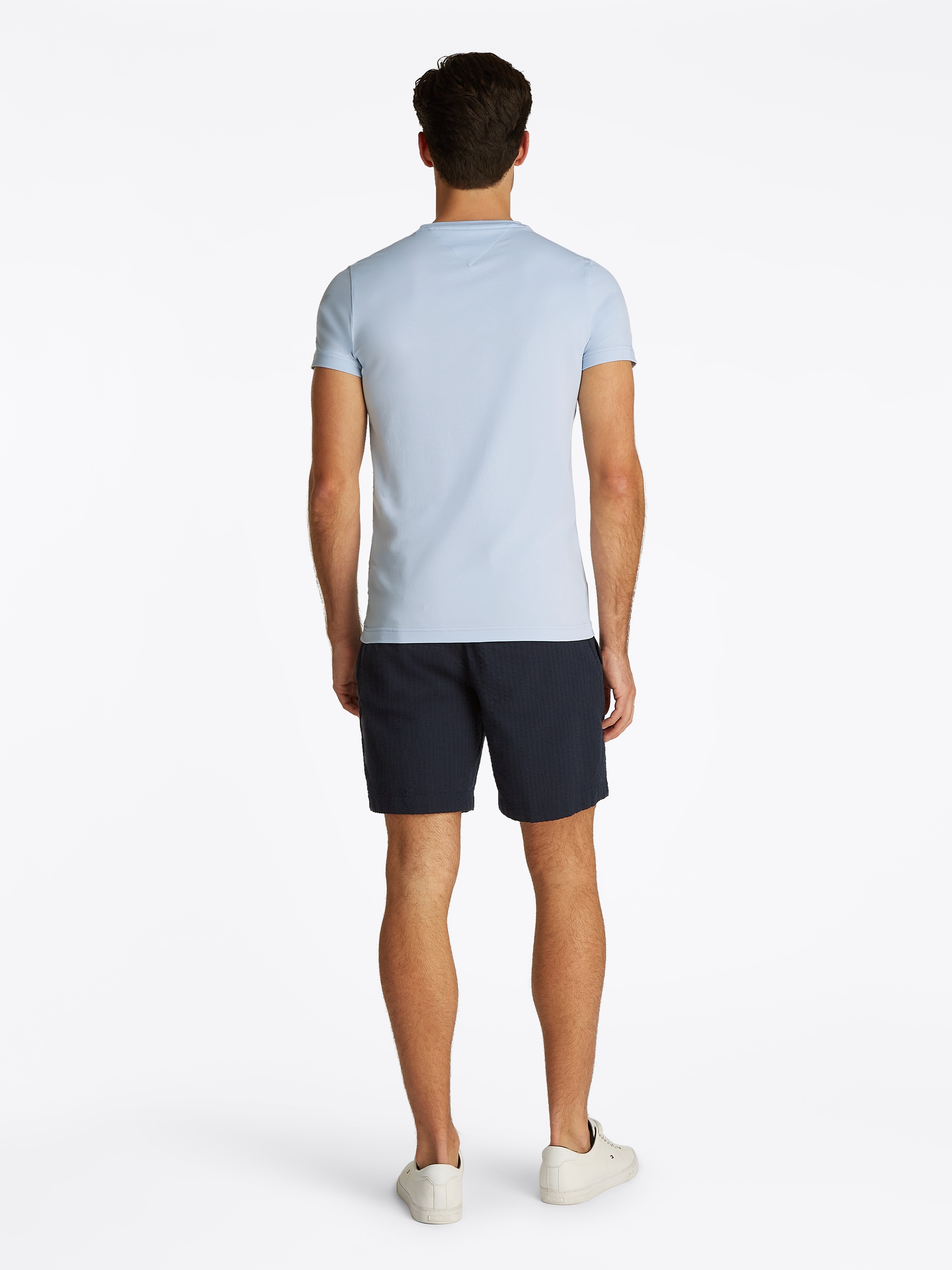 Tommy Hilfiger T-Shirt »STRETCH SLIM FIT TEE«, mit Rundhalsausschnitt