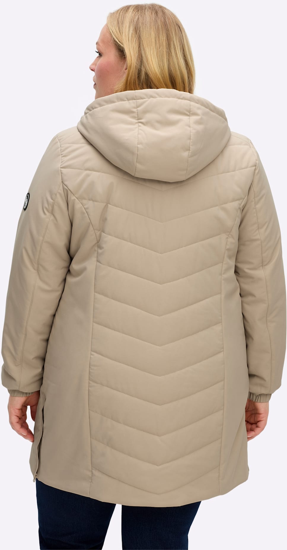 Sheego Steppjacke mit Kapuze