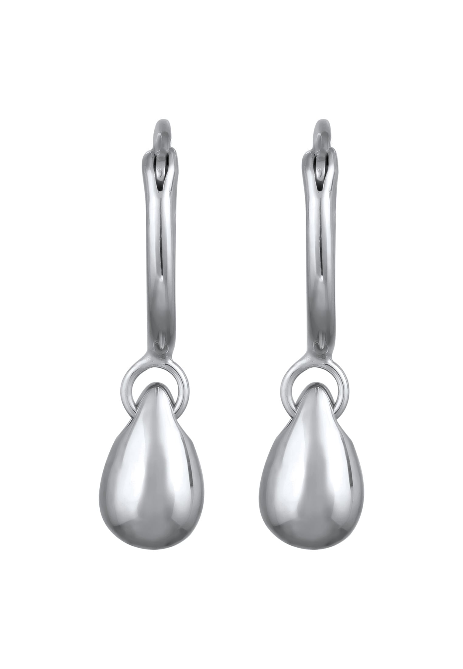 Elli Paar Creolen »Ohrringe Creole Tropfen Anhänger 925 Sterling Silber«