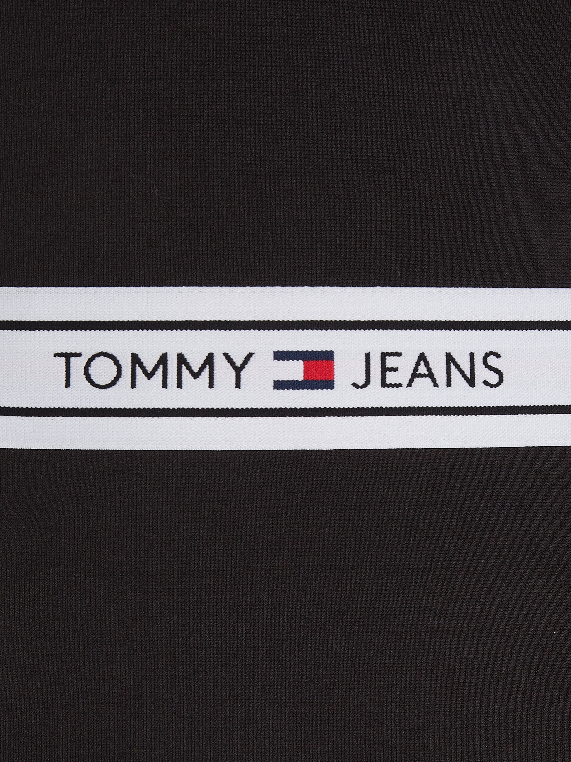Tommy Jeans Blusenkleid »TJW LOGO TAPE FIT & FLARE EXT«, mit Tommy Jeans Flagge