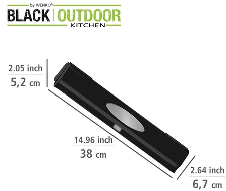 WENKO Folienspender »Modell Perfect-Cutter«, für Folienrollen bis 33 cm Breite, für Alufolien und Frischhaltefolien
