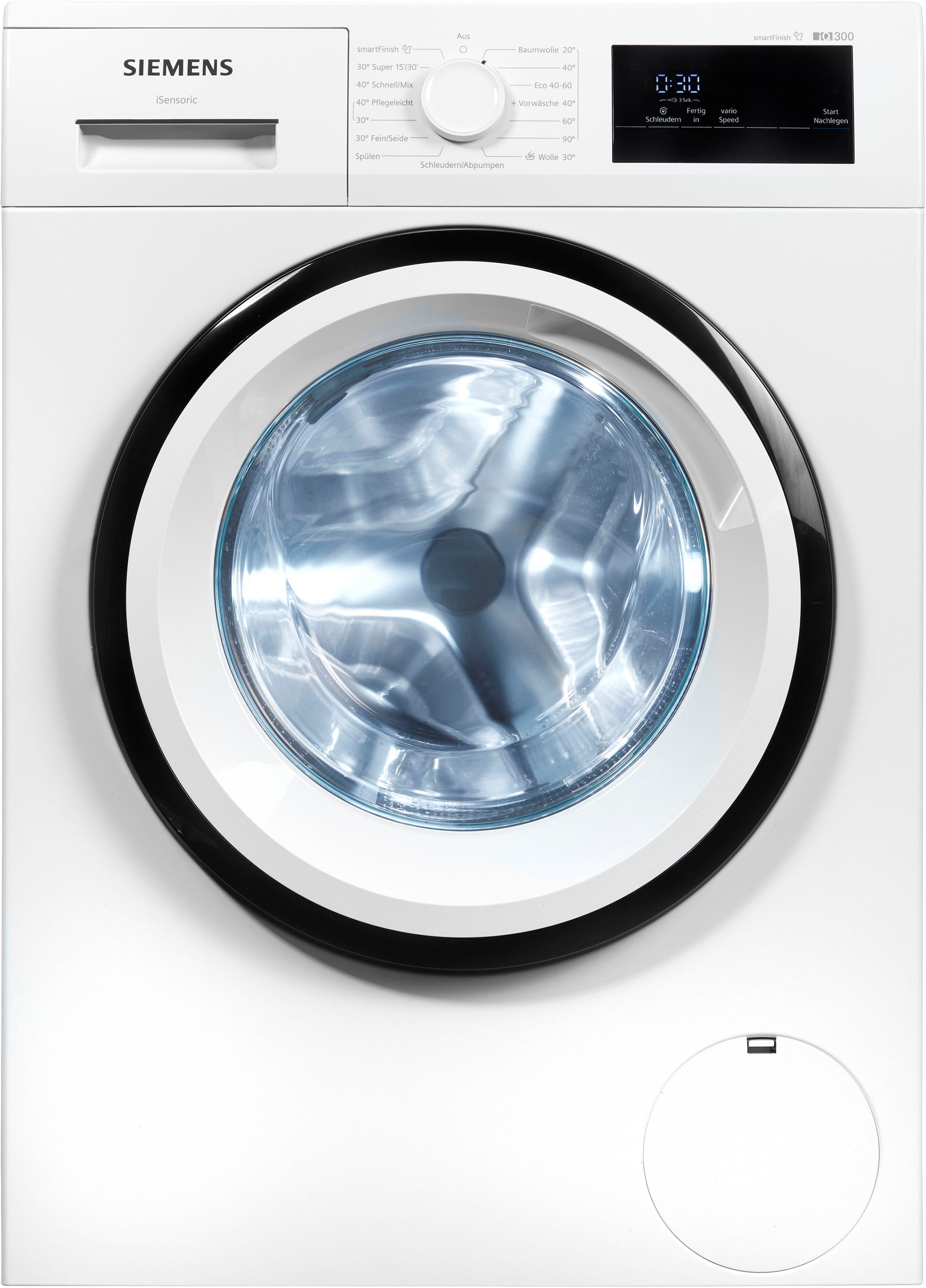 glättet Waschmaschine kg, sämtliche 1400 OTTO smartFinish 8 kaufen Dampf iQ300, »WM14N0A4«, U/min, – dank SIEMENS bei Knitterfalten WM14N0A4,