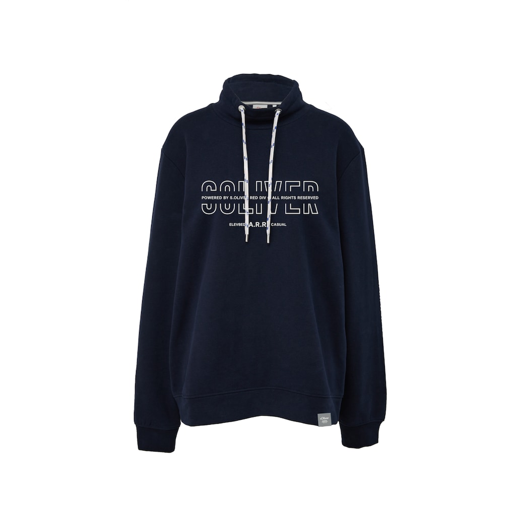 s.Oliver Sweatshirt, mit Frontprintlogo