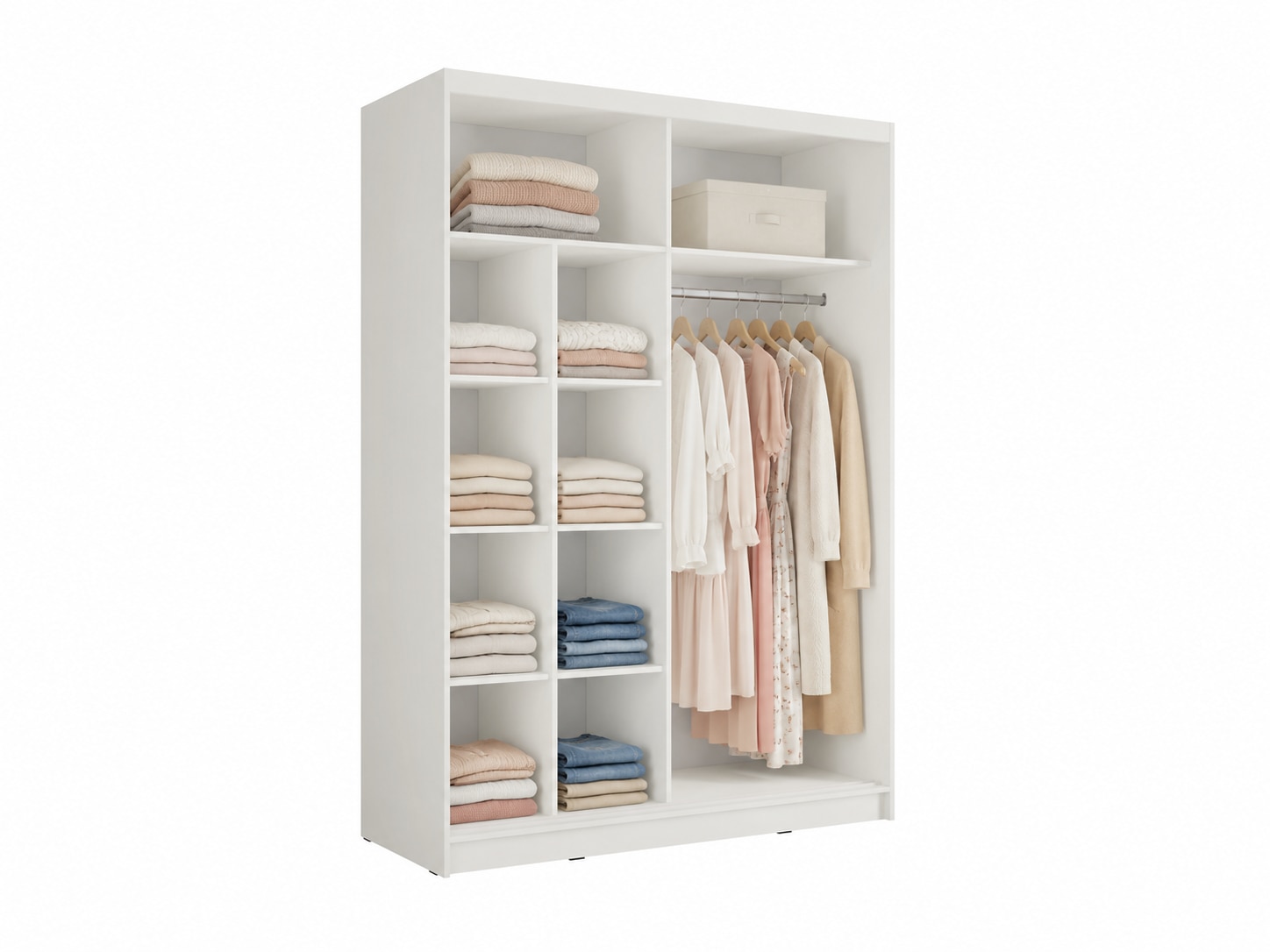 Home affaire »VILLEFRANCHE modern mit viel Stauraum, Fächer & Kleiderstange, Spiegel« Garderobe in 3 Breiten (155, 205, 248 cm), erhältlich in 3 Farben