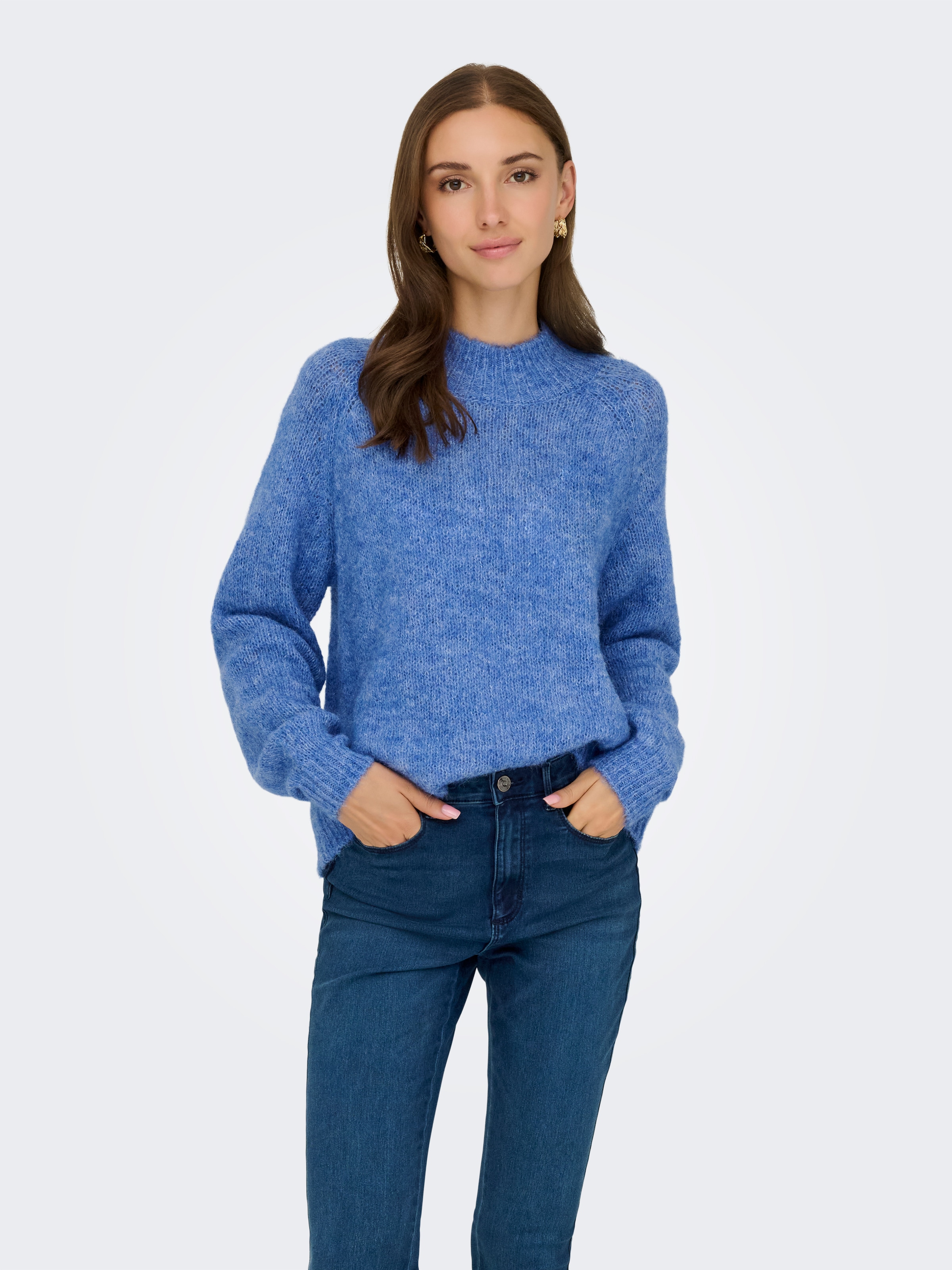 JDY Stehkragenpullover »JDYZOEY LIFE L/S HN RAGLAN PUL KNT NOOS«