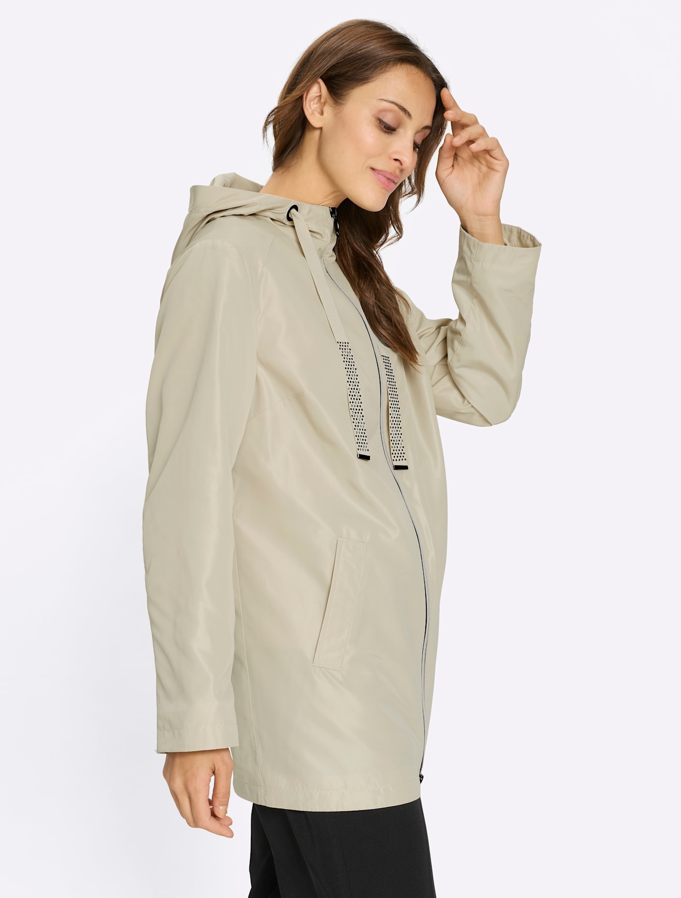 Inspirationen Outdoorjacke mit Kapuze