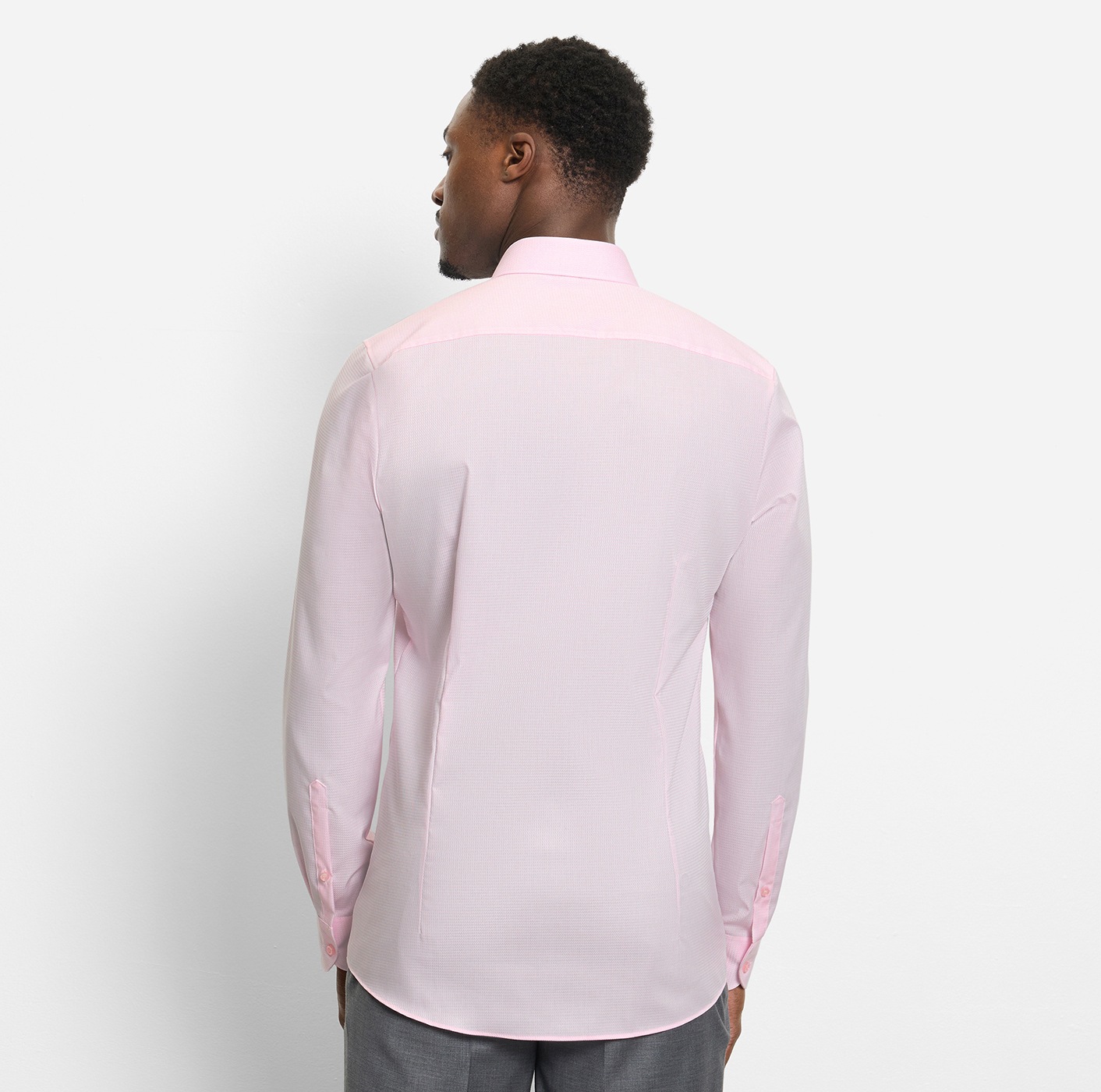 OLYMP Langarmhemd »Level Five« Under-Button-down-Kragen, Businesshemd, body fit, fein strukturiert