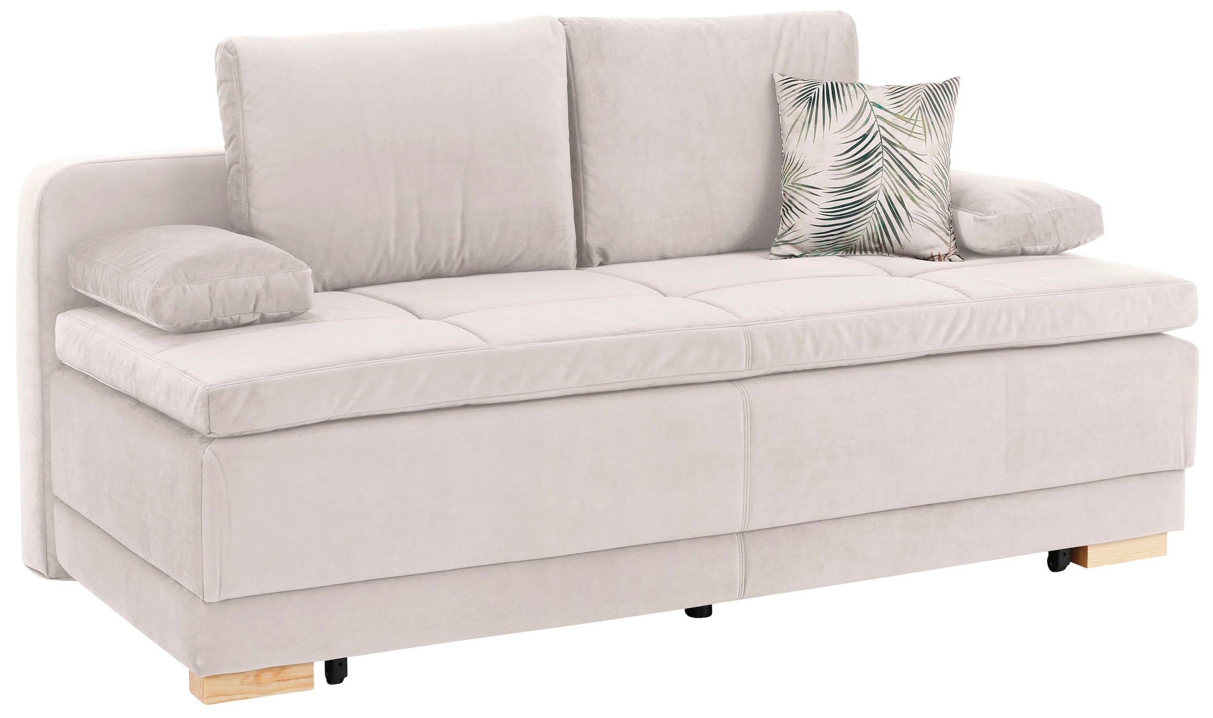 INOSIGN Schlafsofa »Berlin«, Dauerschläfer mit Boxspringfederung, Bettfunktion und Bettkasten