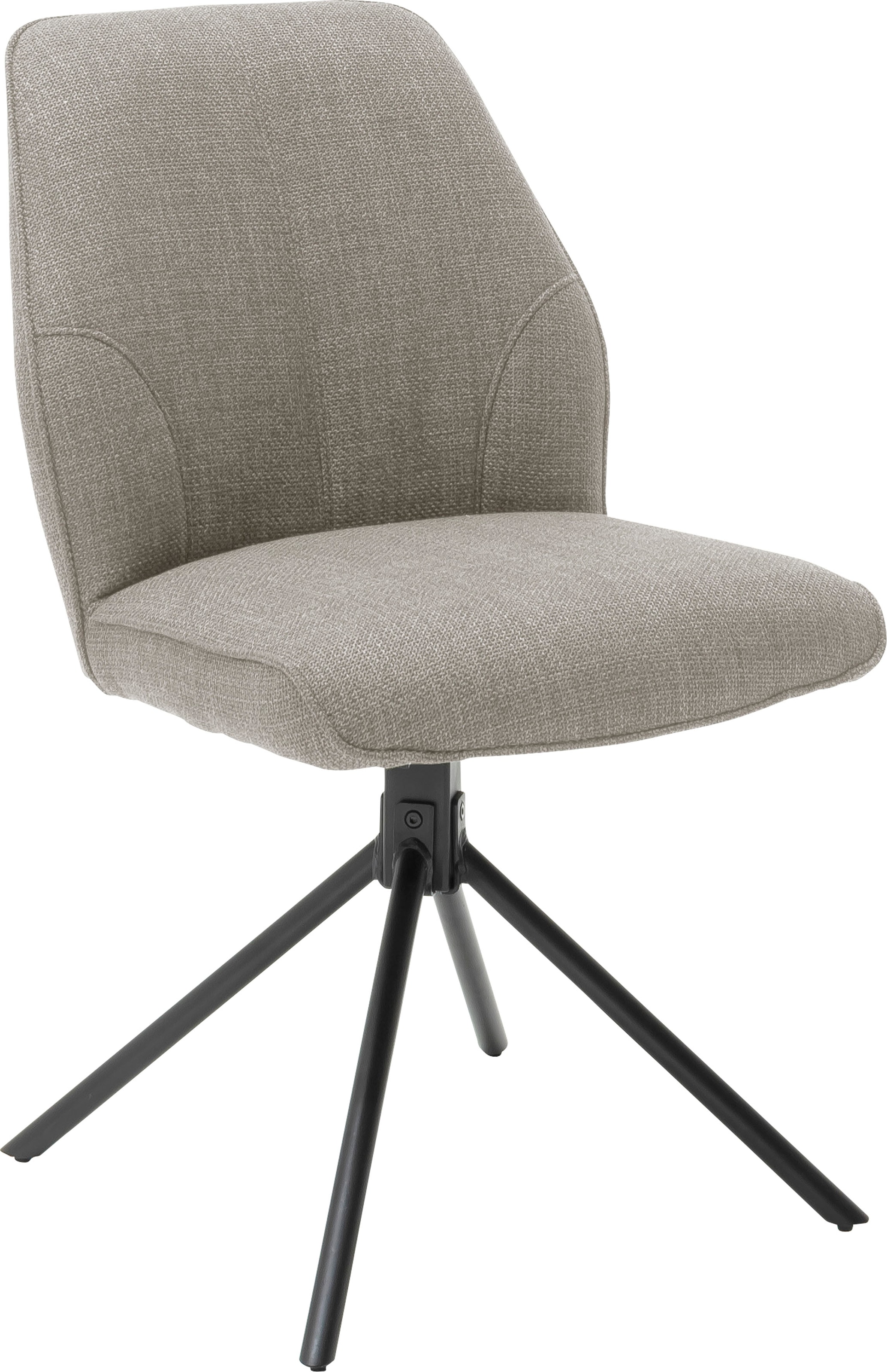 MCA furniture 4-Fußstuhl »Pemba«, (Set), 2 St., 2er-Set, 180°drehbar mit Nivellierung, Stuhl belastbar bis 120 kg