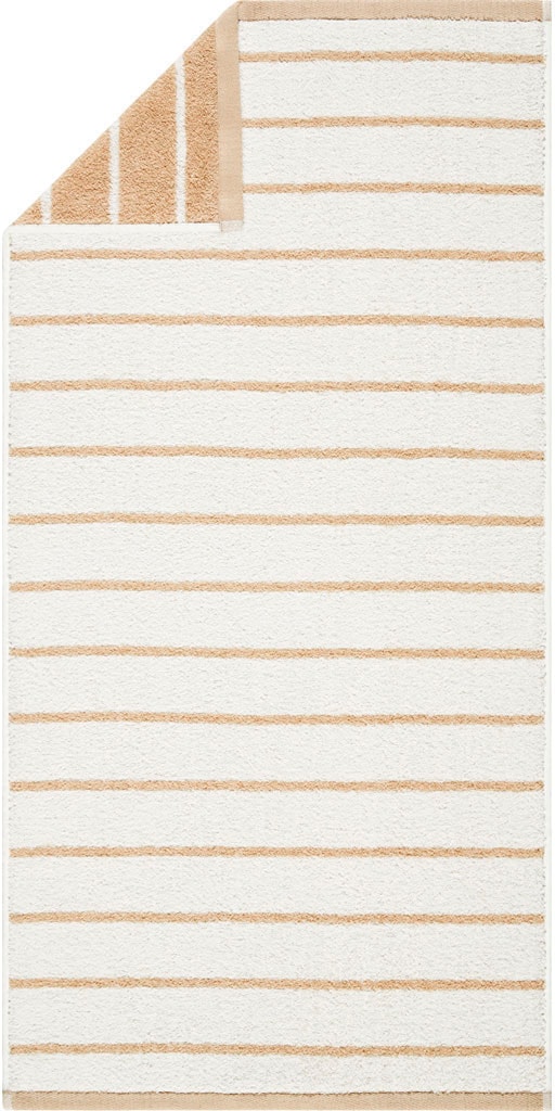 Egeria Handtuch Set »LINE«, (7 St., 4 Handtücher 50x100 cm-2 Duschtücher 70x140 cm-1 Badematte 60x100 cm), mit passender Badematte in Größe 60x100 cm im stilvollen Querstreifen