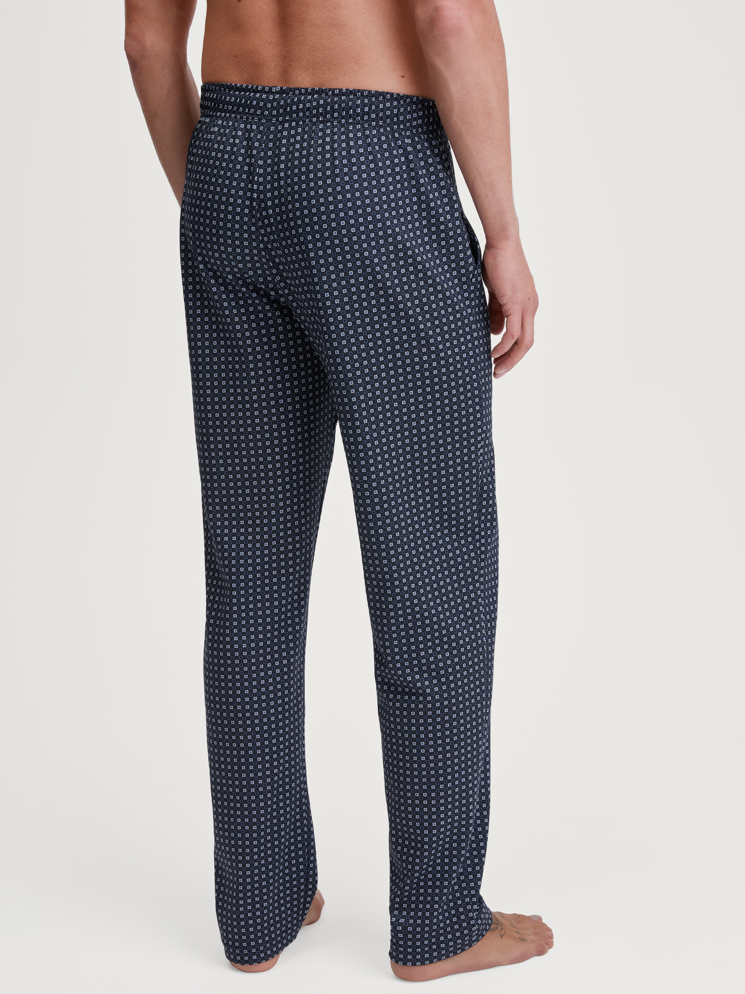 CALIDA Pyjamahose »Remix Basic Sleep«, lockerer gerader Schnitt, Gummibund, Seitentaschen, Single Jersey