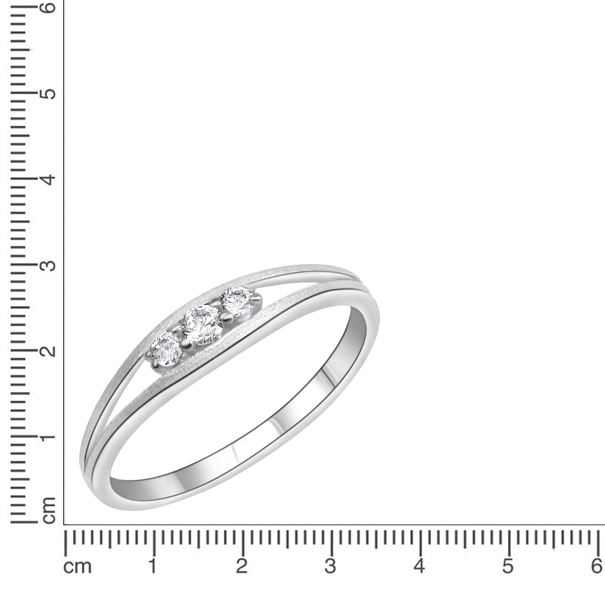 Firetti Silberring »Schmuck Geschenk Silber 925 Fingerring Ring«, mit Zirkonia (synth.)